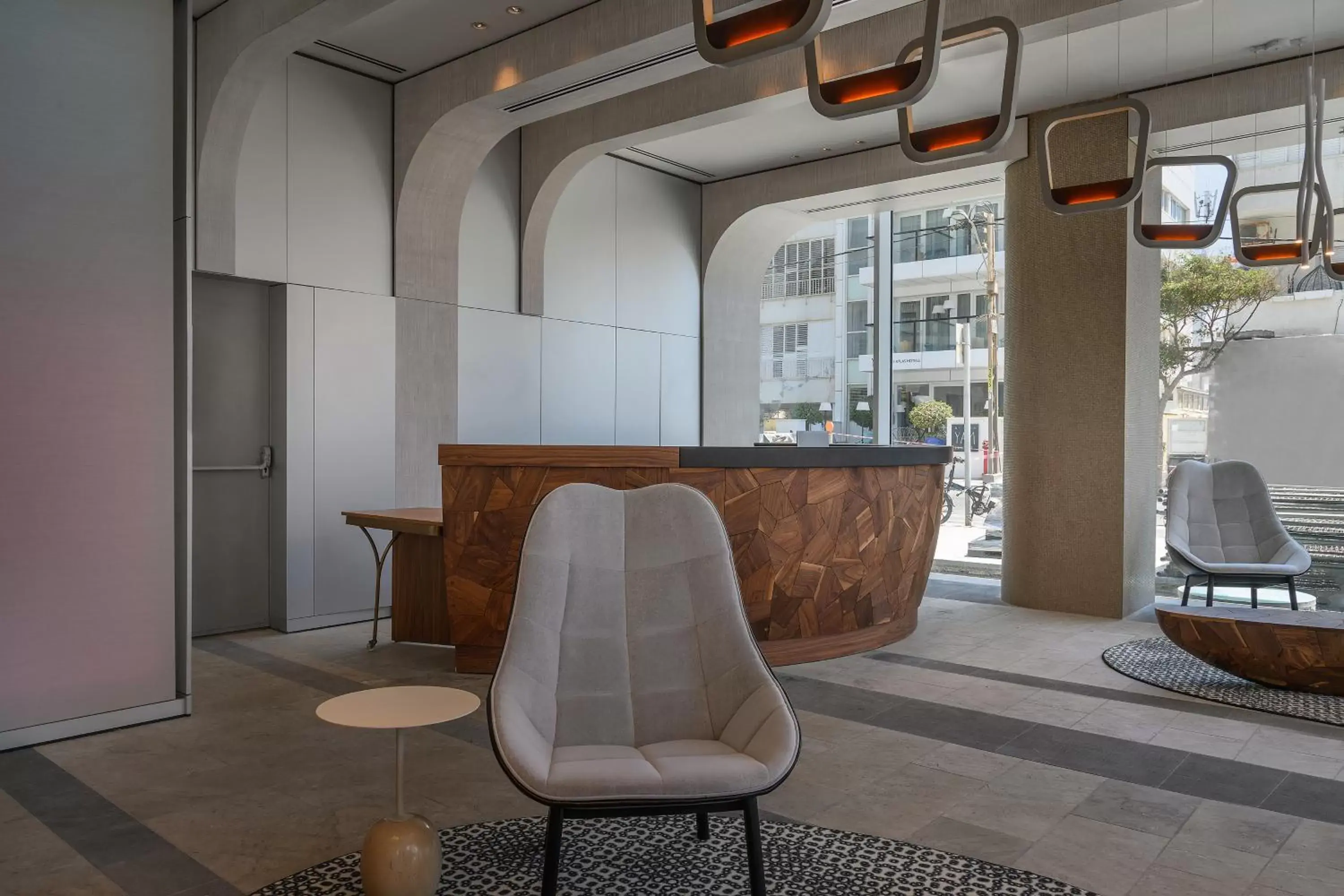 Lobby or reception in Port Tower by Isrotel Design Lobby or reception in Port Tower by Isrotel Design