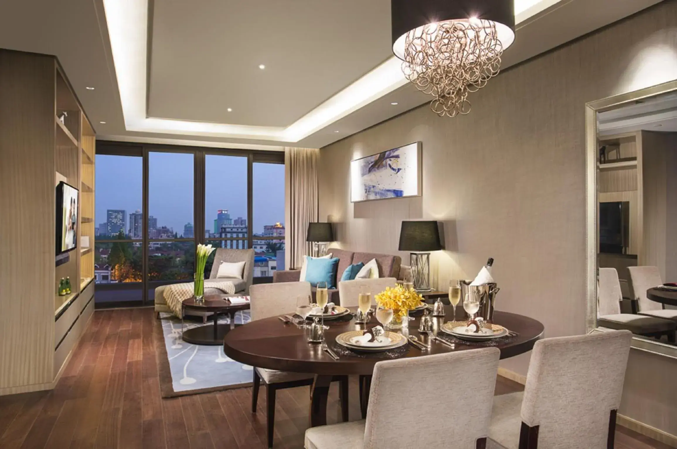 Dining area in Ascott Heng Shan Road