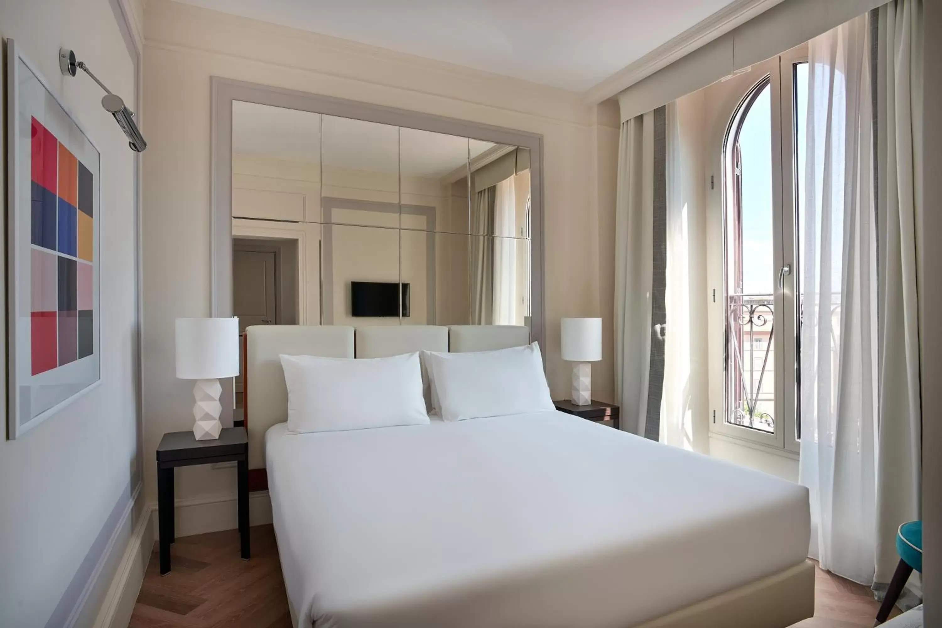 Bedroom, Bed in UNAHOTELS Trastevere Roma