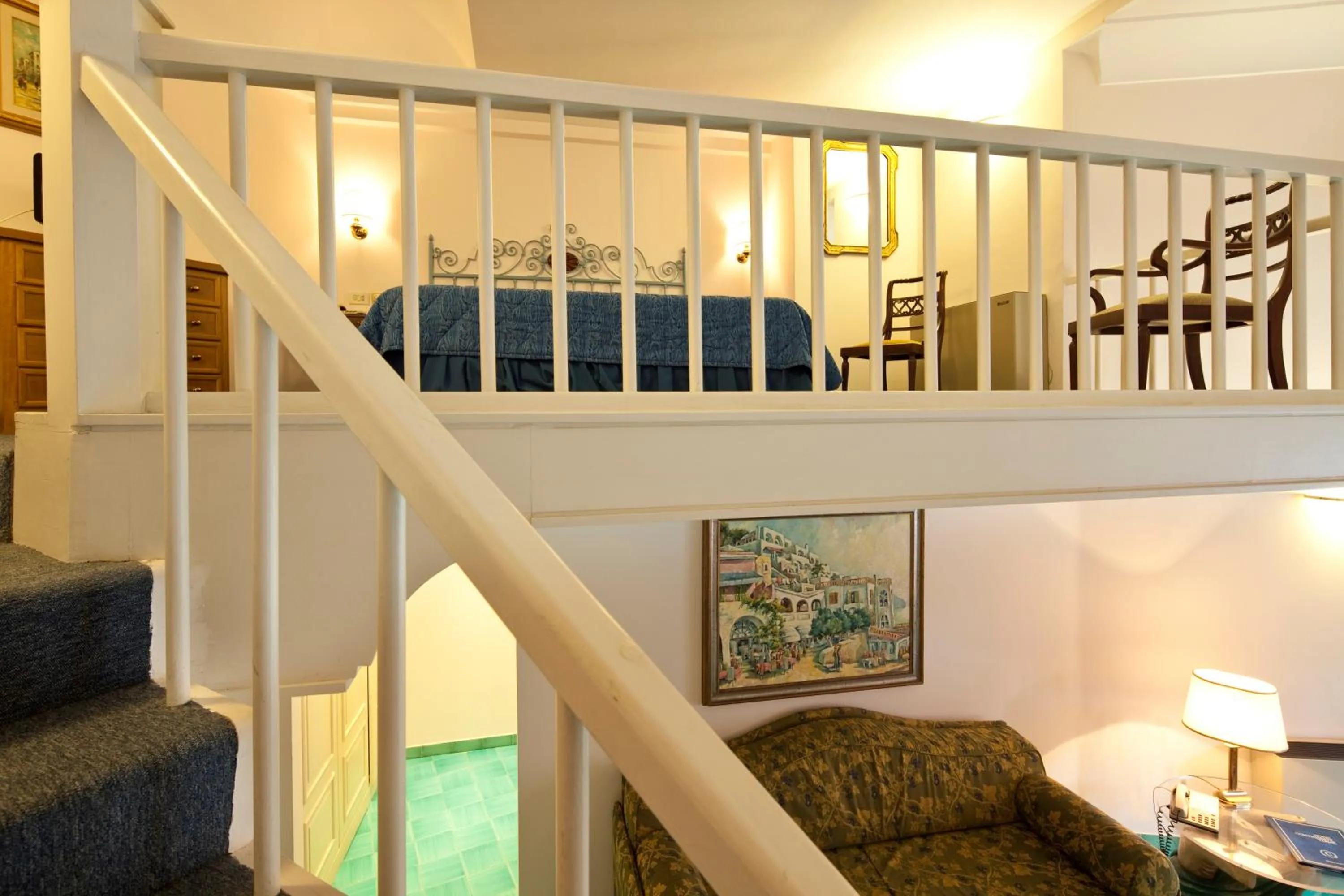 Bed in Hotel Continental Ischia