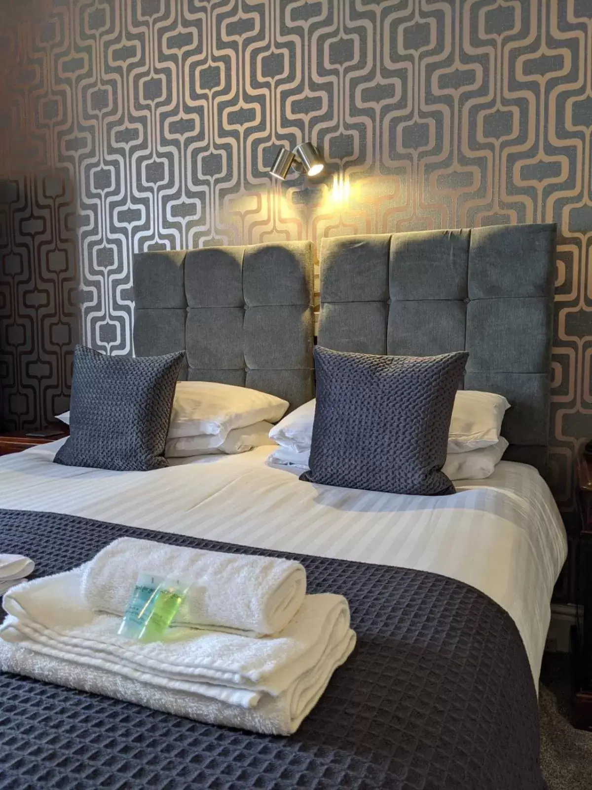 Bed in The Wildings Hotel & Tudno's Restaurant