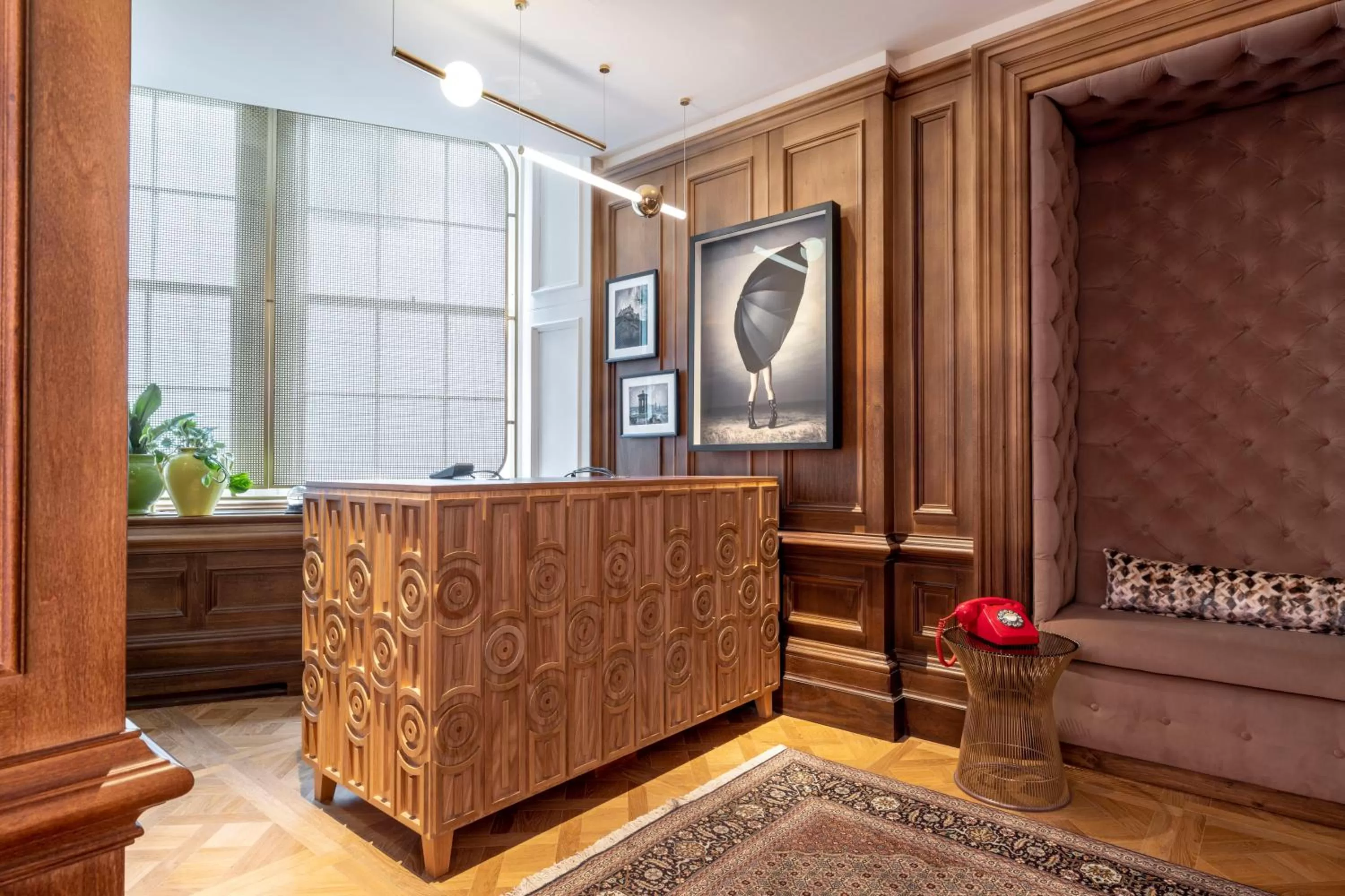 Lobby or reception in Virgin Hotels Edinburgh