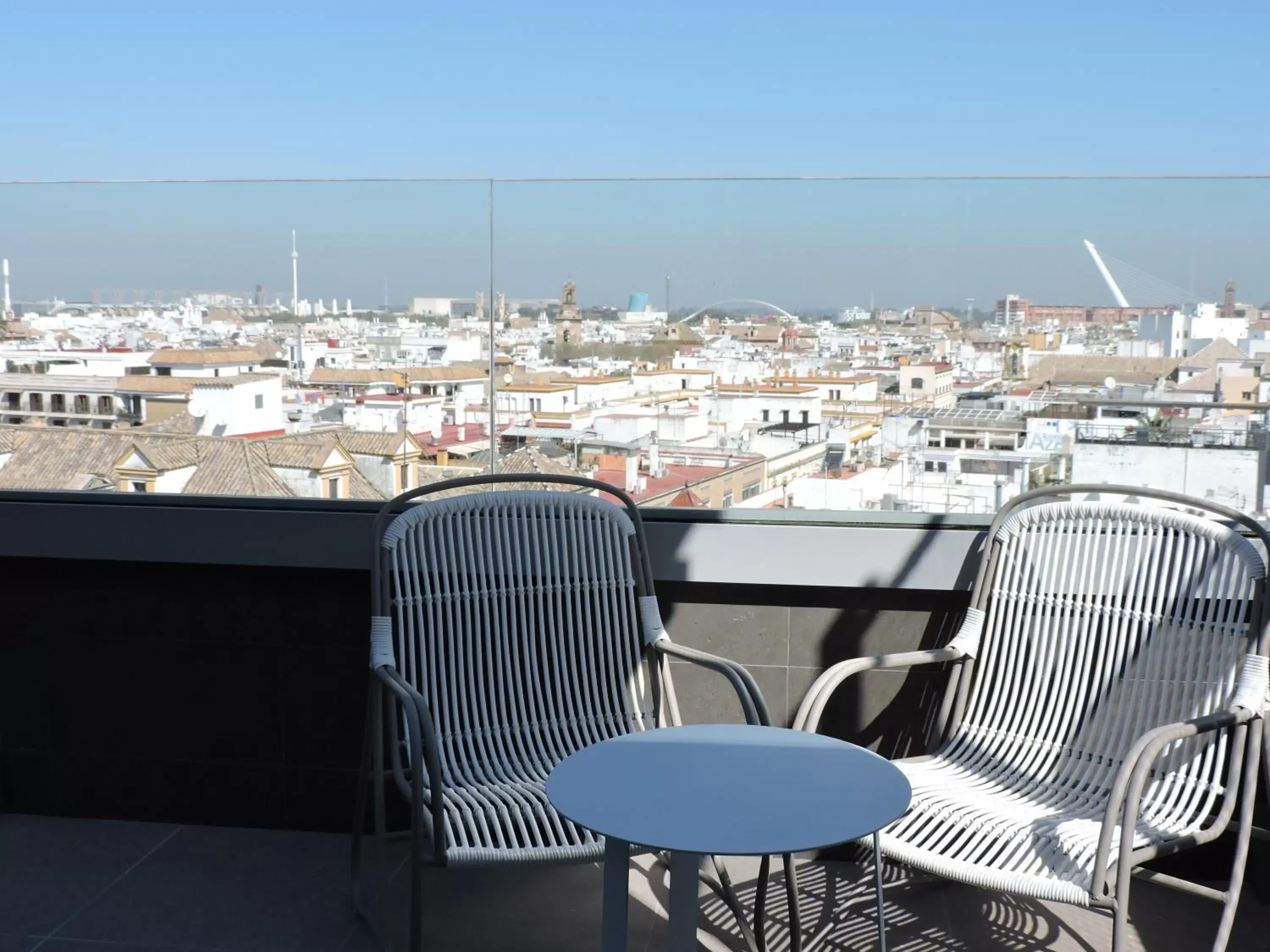 Balcony/Terrace in Hotel América Sevilla
