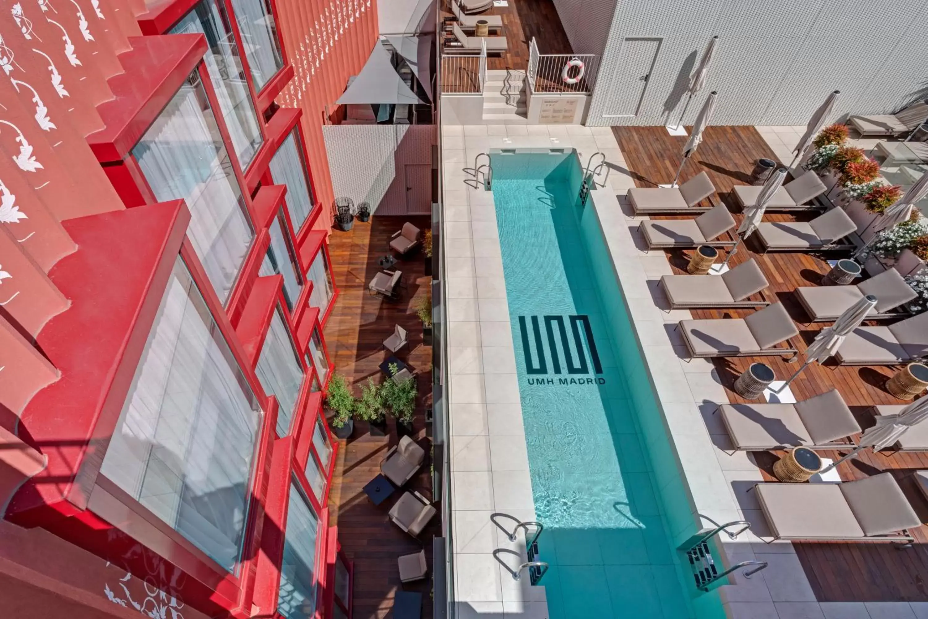Pool View in UMusic Hotel Madrid