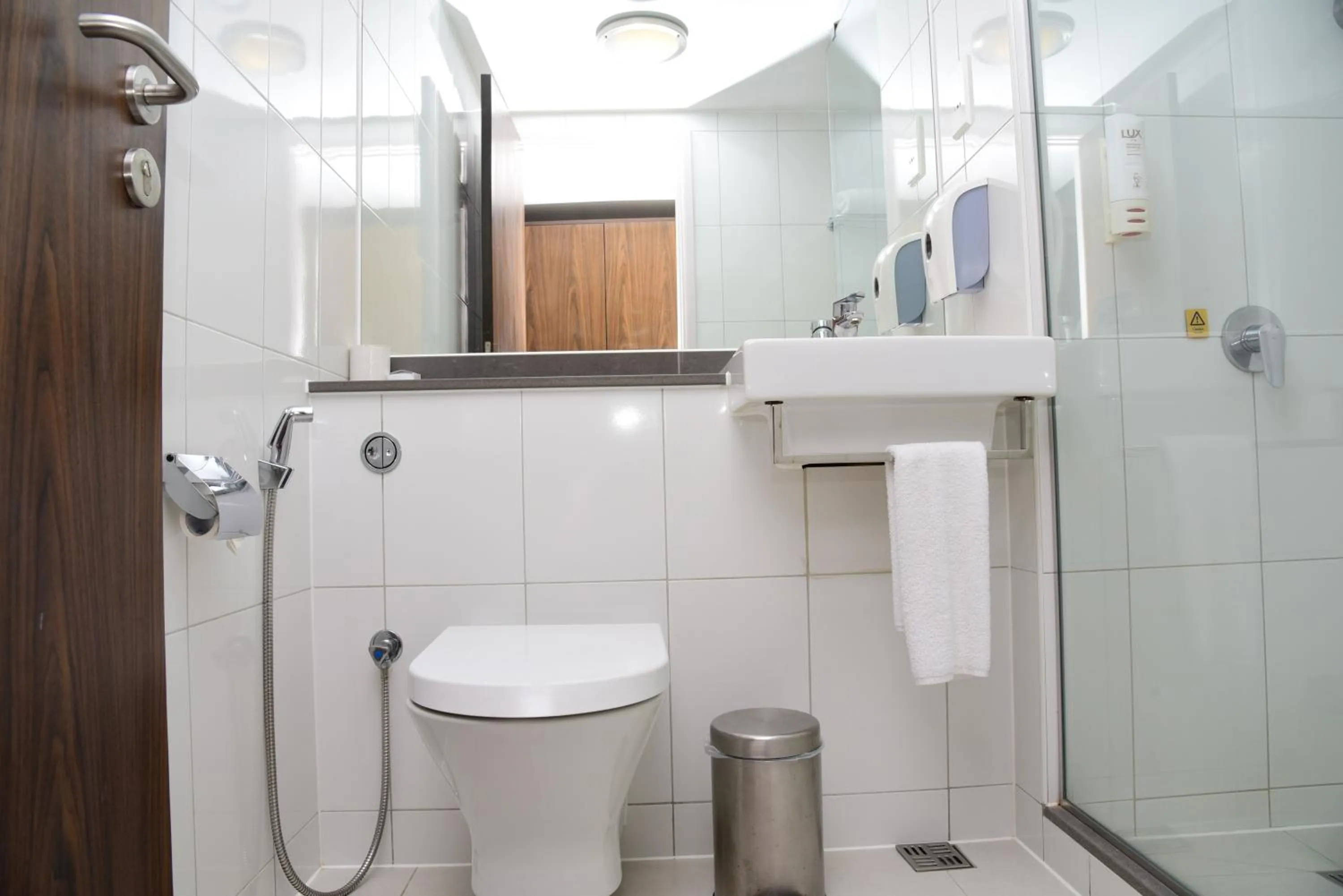 Bathroom in Caspia Hotel New Delhi