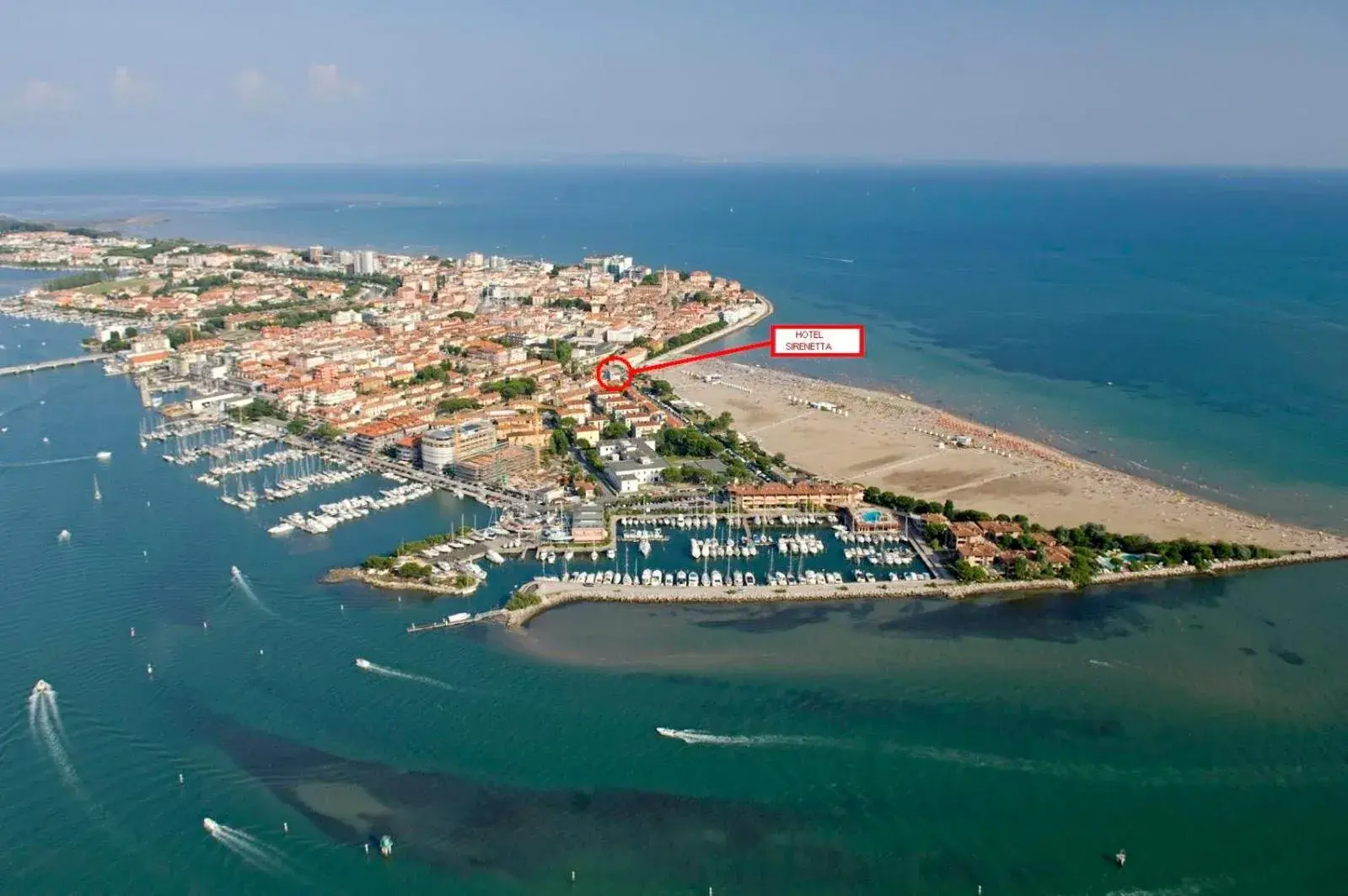 Bird's eye view, Bird's-eye View in Hotel Sirenetta