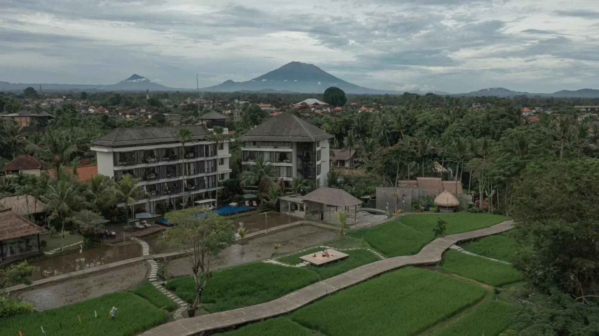 Property building, Bird's-eye View in Plataran Ubud Hotel & Spa - CHSE Certified