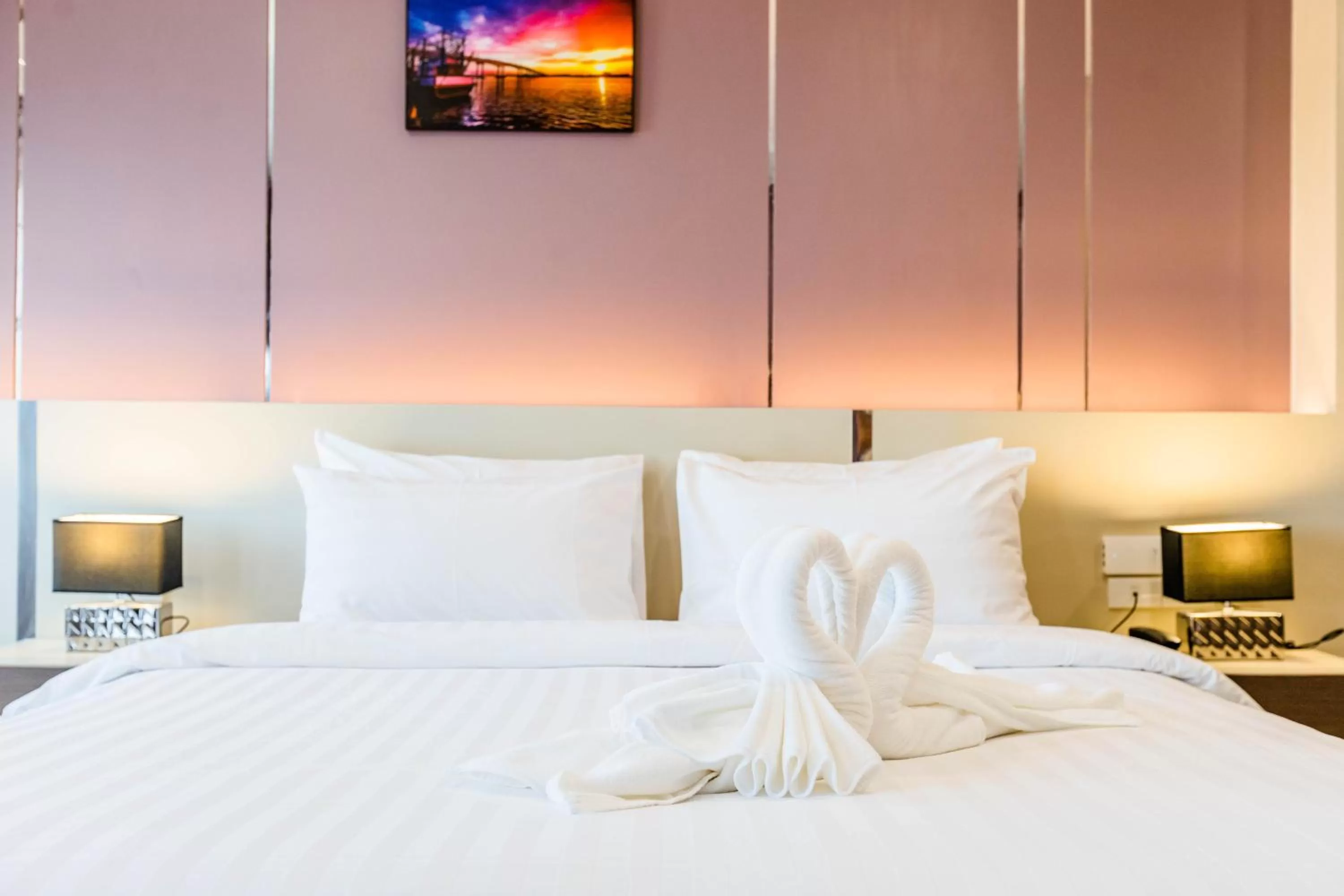 Bed in USABAI Riverside Boutique Hotel