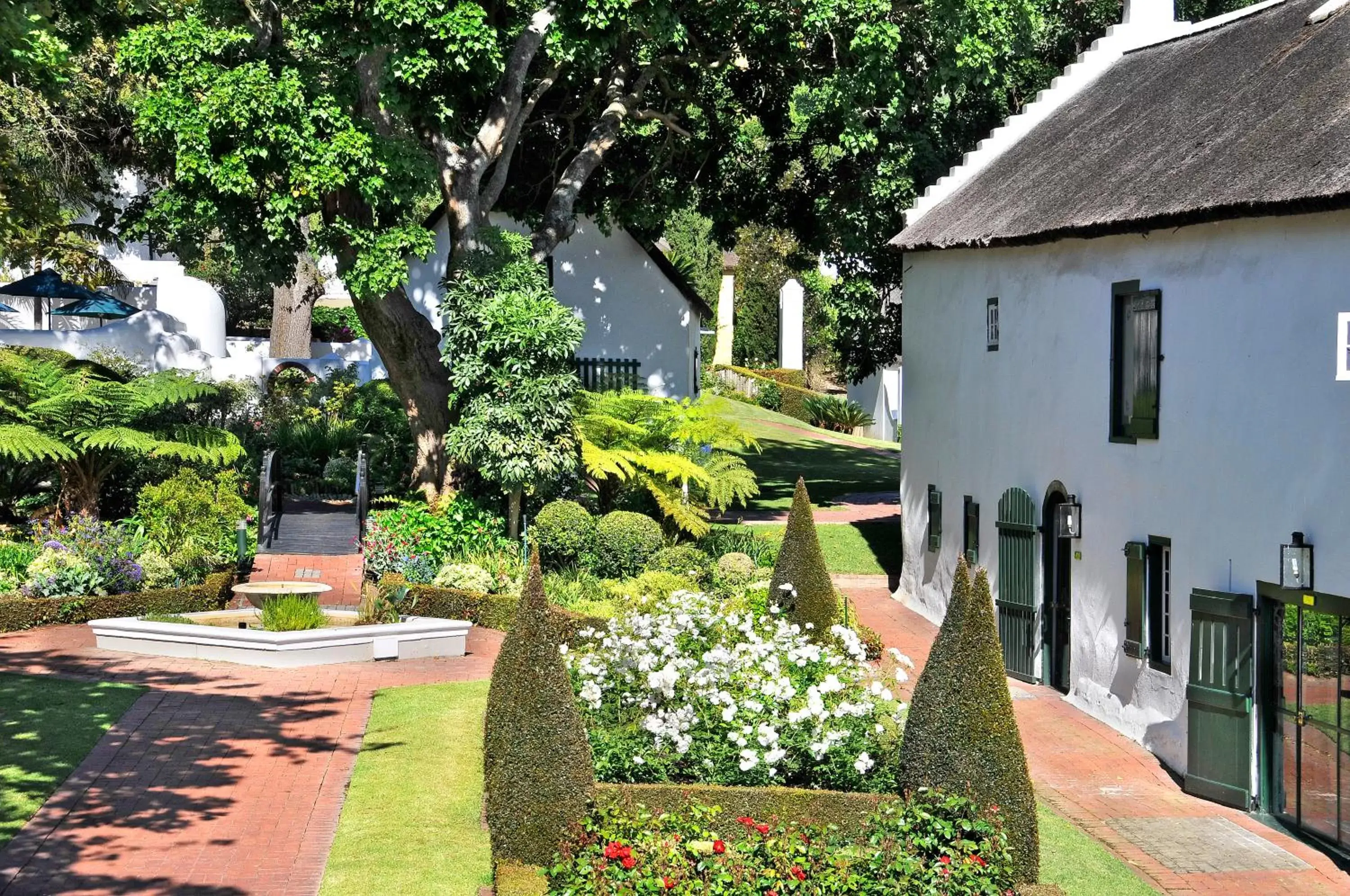 Area and facilities, Garden in Grande Roche Hotel