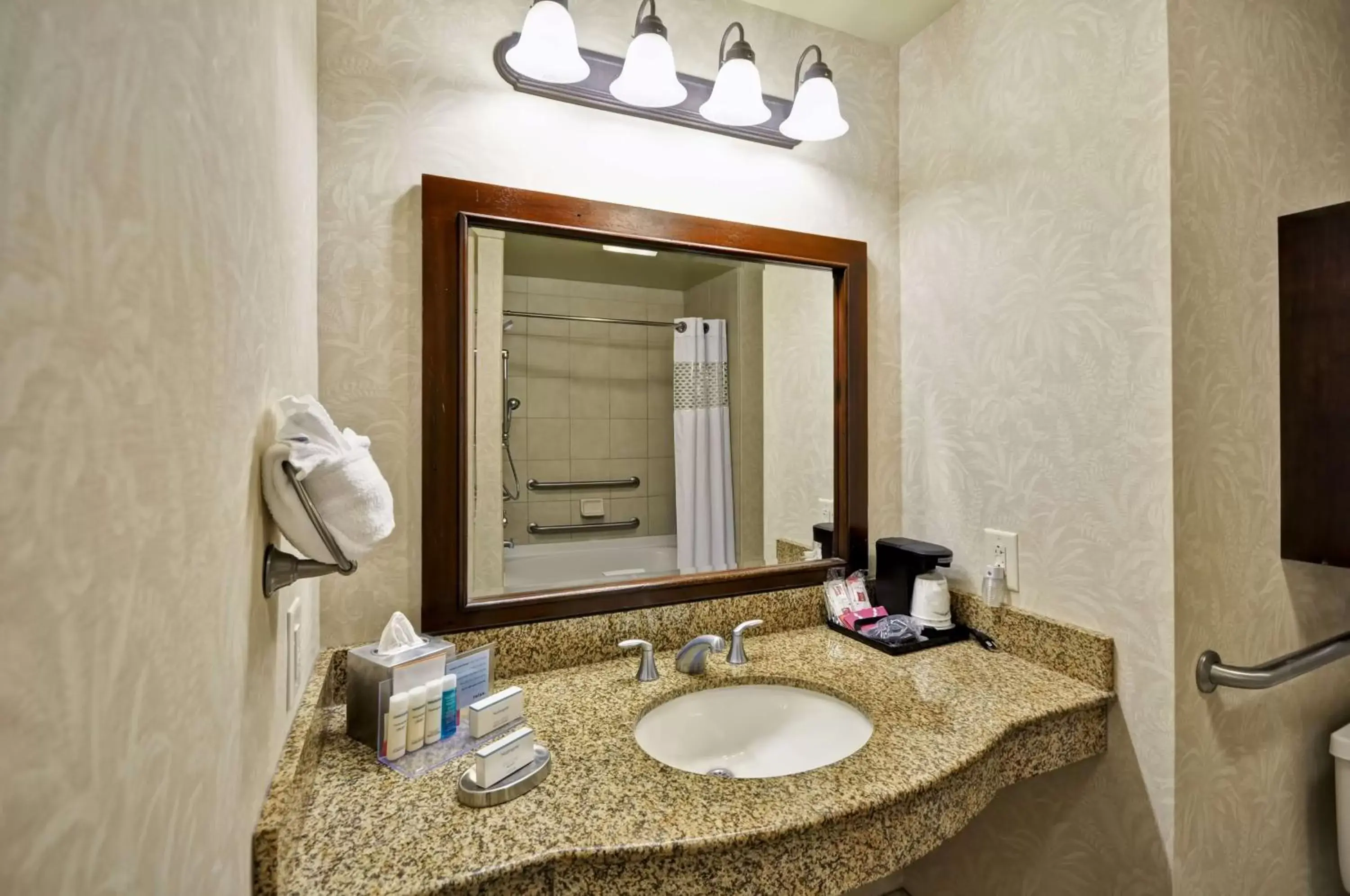 King Room with Accessible Tub - Mobility and Hearing Access/Non-Smoking in Hampton Inn & Suites North Charleston-University Boulevard King Room with Accessible Tub - Mobility and Hearing Access/Non-Smoking in Hampton Inn & Suites North Charleston-University Boulevard