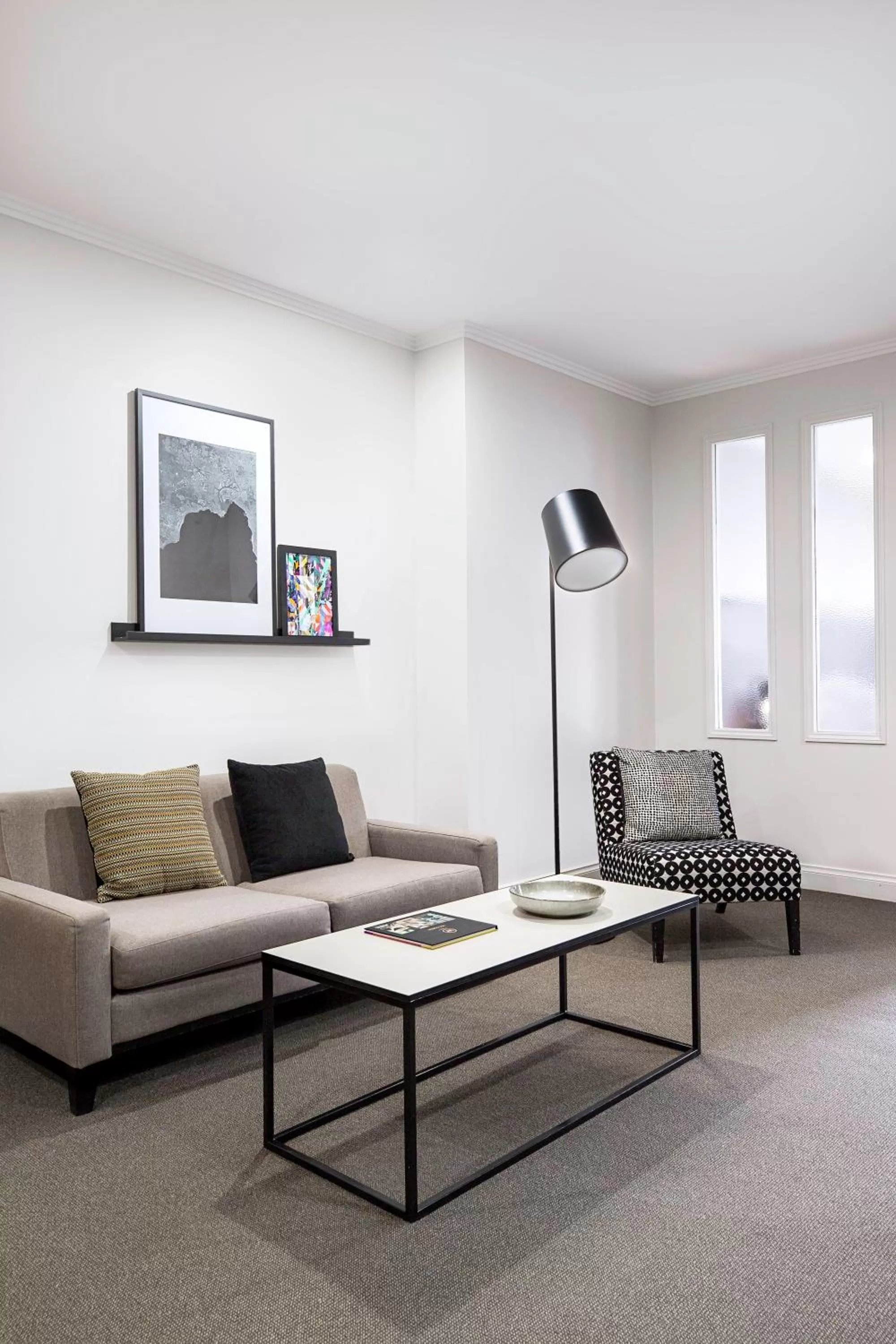 Living room in Mantra on Little Bourke Melbourne