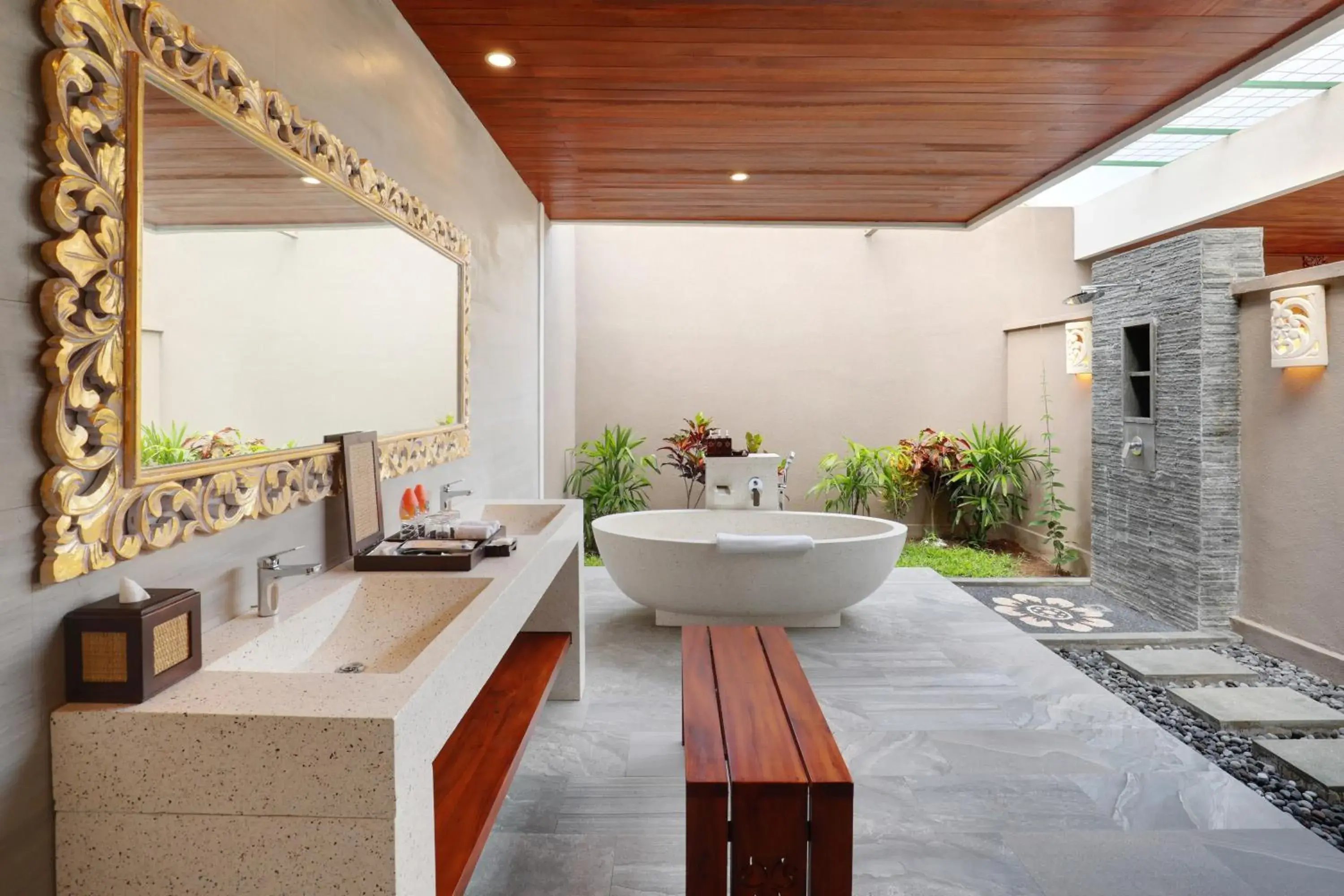 Bathroom in Lumbini Luxury Villas and Spa