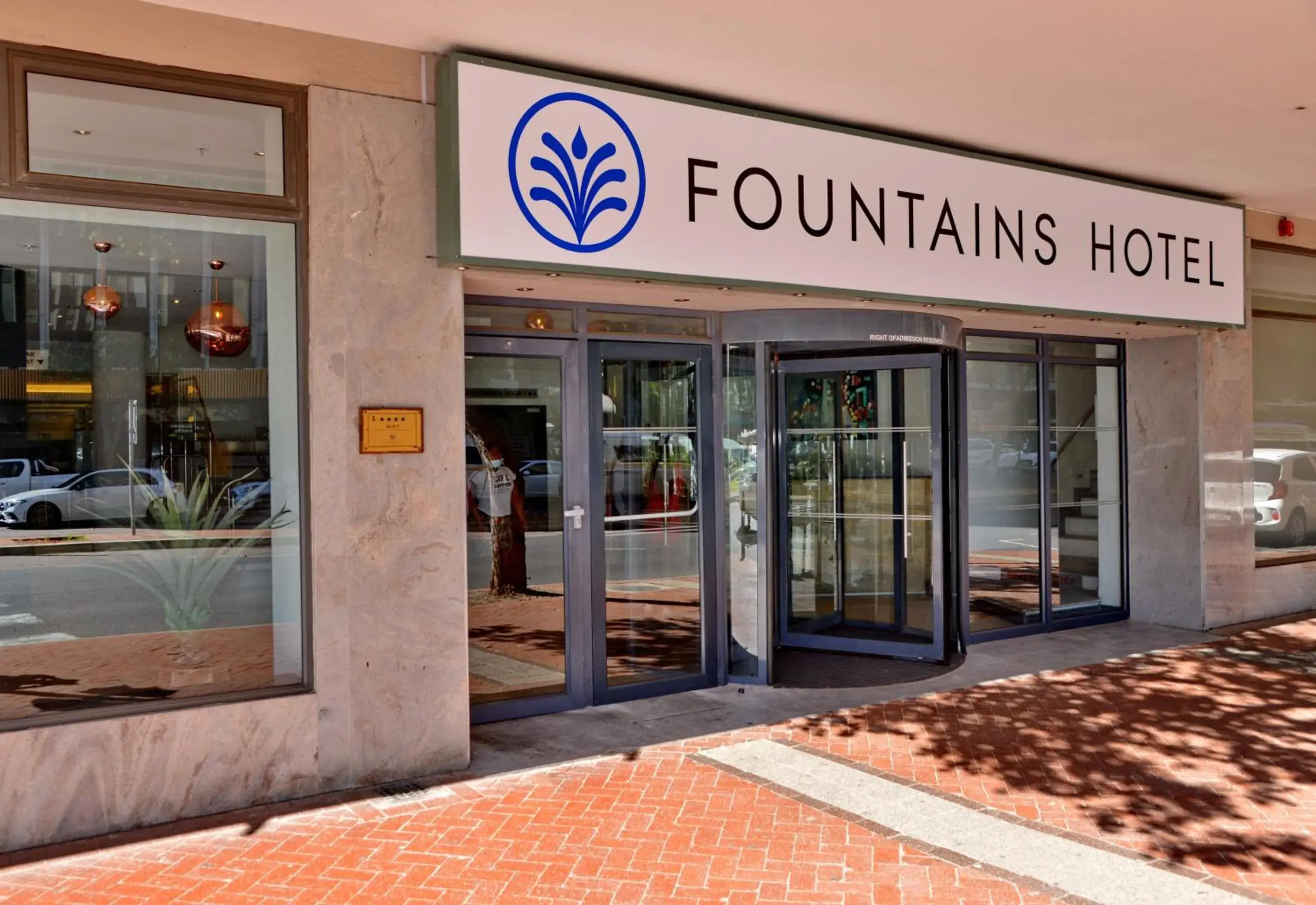 Facade/entrance in Fountains Hotel Cape Town