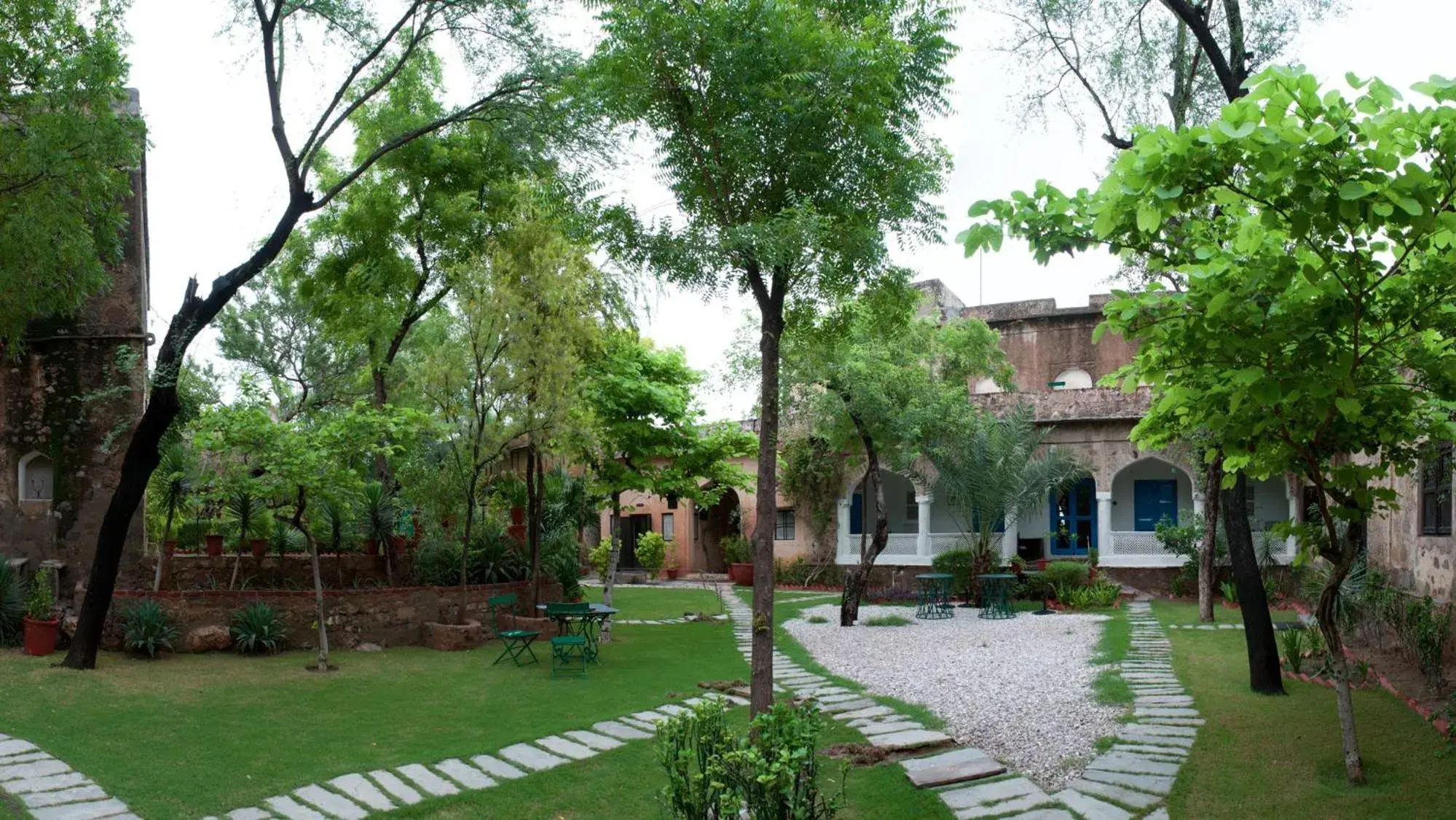 Garden, Property Building in Neemrana's Hill Fort Kesroli