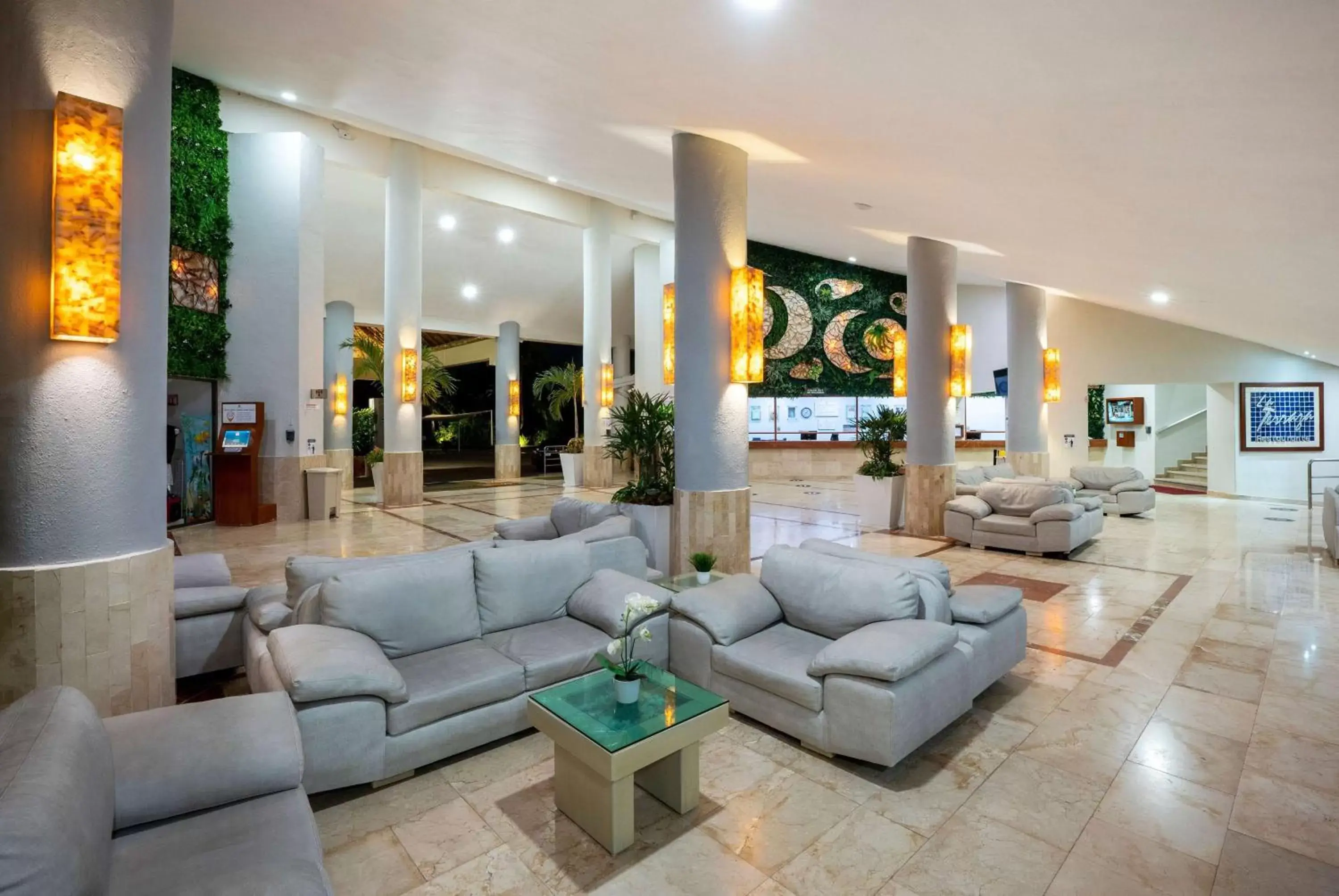 Lobby or reception in Viva Maya by Wyndham, A Trademark All Inclusive Resort Lobby or reception in Viva Maya by Wyndham, A Trademark All Inclusive Resort