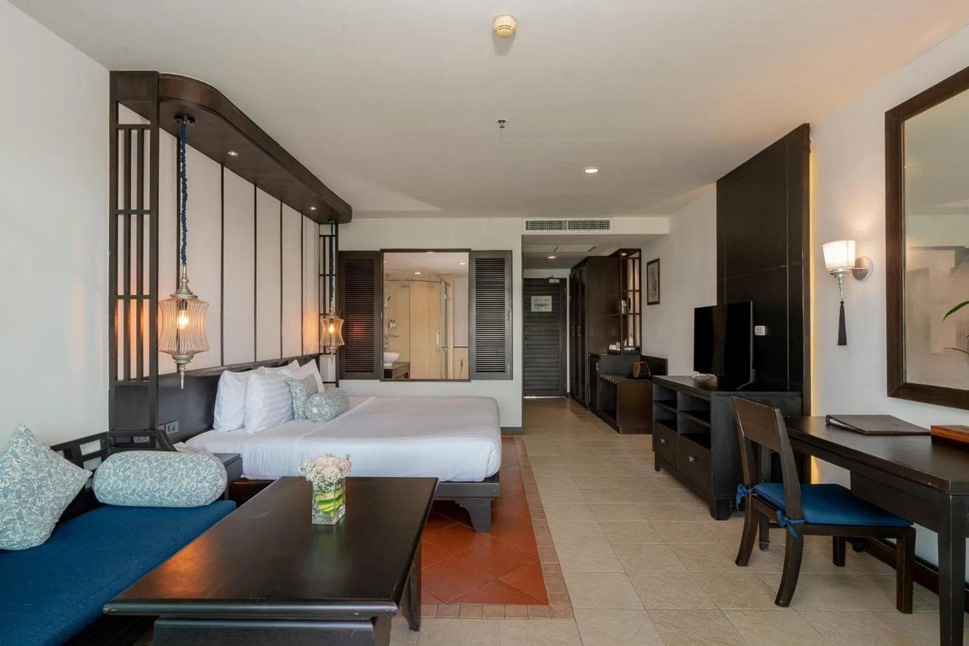 Bed in Ravindra Beach Resort & Spa - SHA Extra Plus