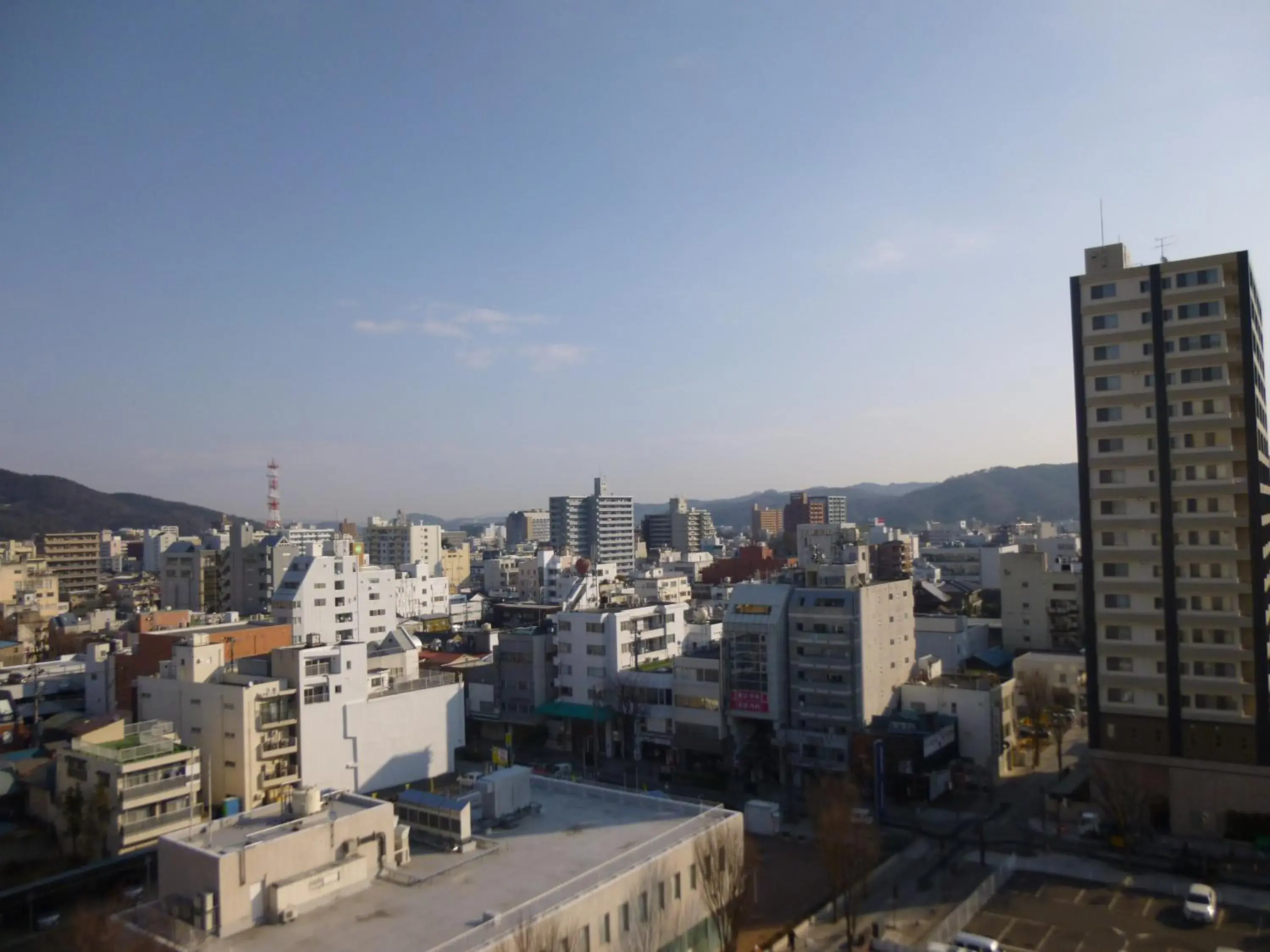 City view in Hotel Crown Hills Fukushima