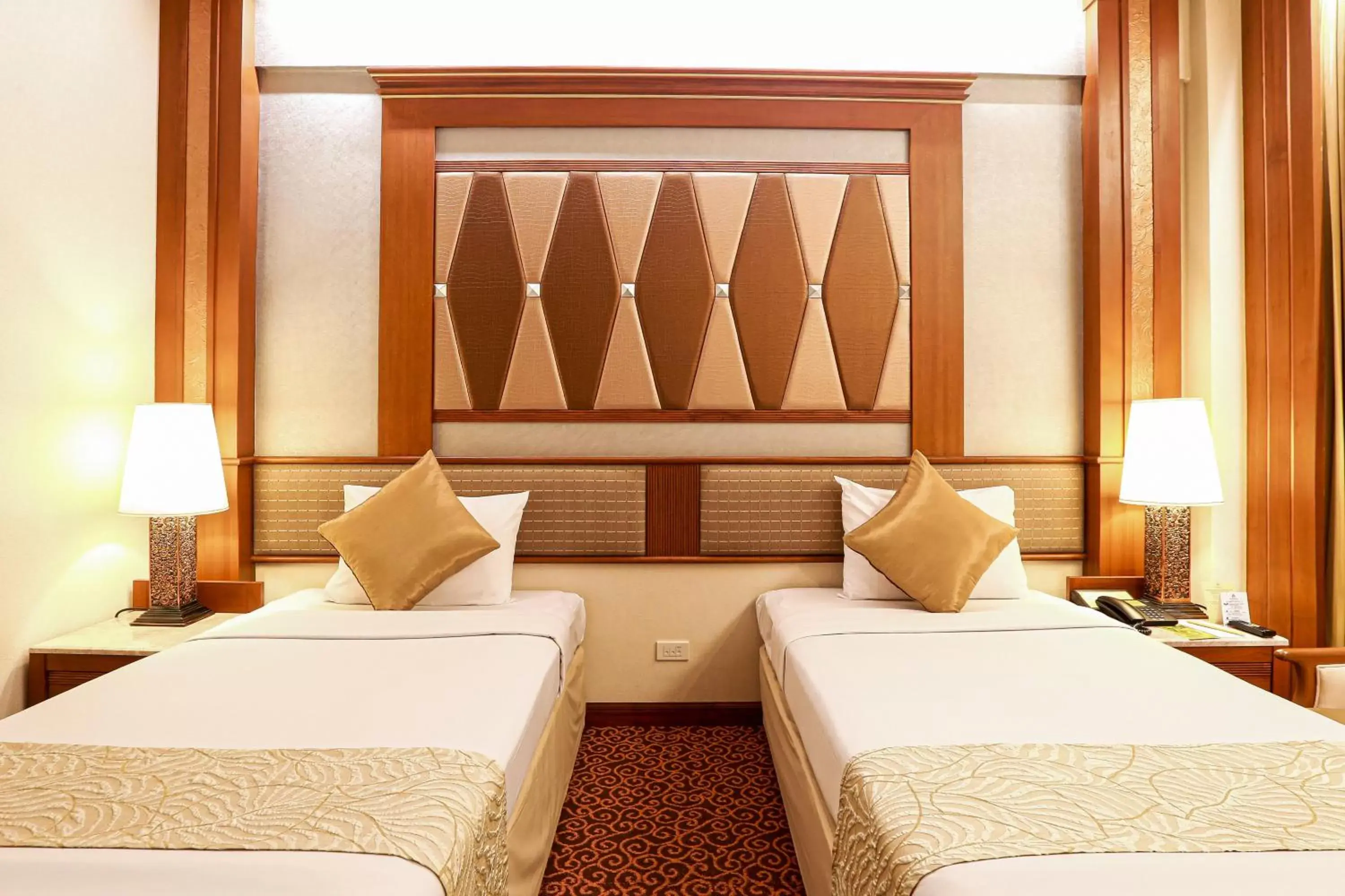 Bed in Asia Hotel Bangkok