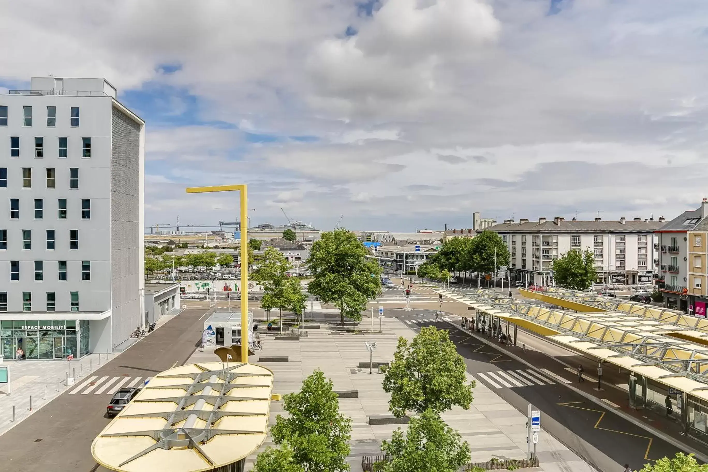 Landmark view in Brit Hotel Saint-Nazaire Centre