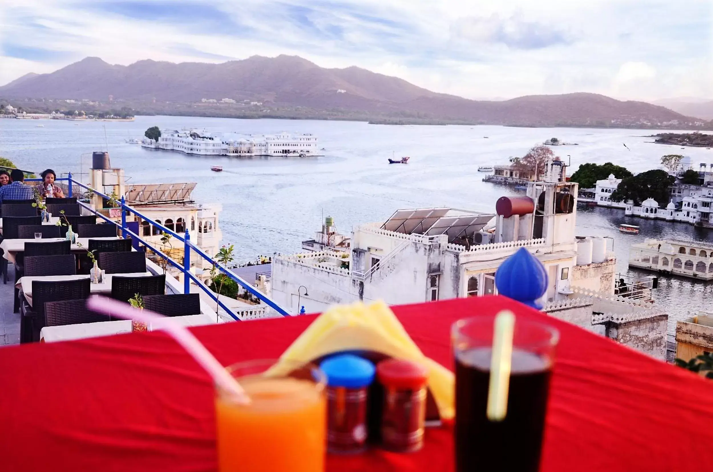 Lake view in The Lake View Hotel- On Lake Pichola Lake view in The Lake View Hotel- On Lake Pichola