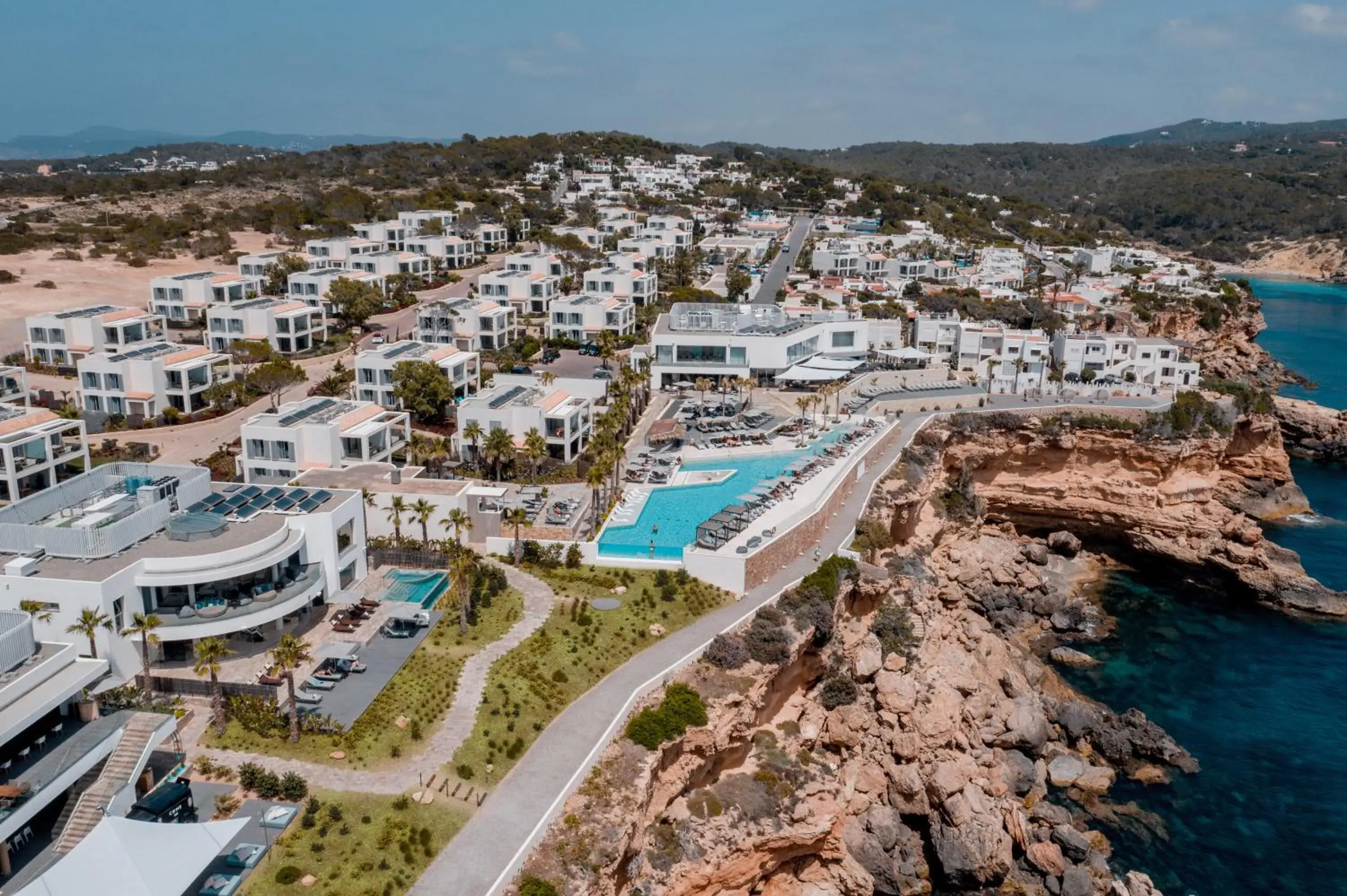 Bird's eye view, Bird's-eye View in 7Pines Resort Ibiza