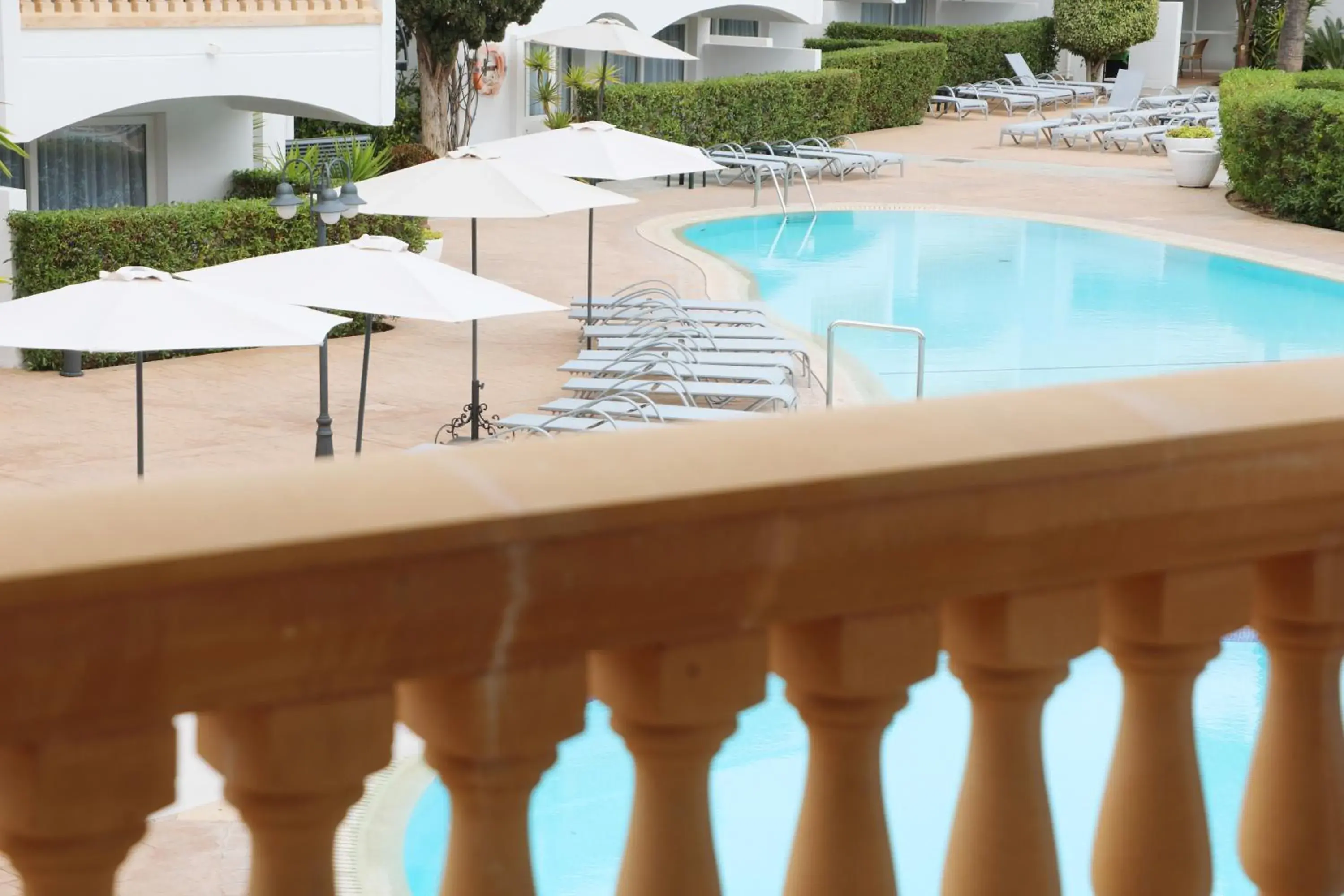 Balcony/Terrace, Pool View in Hotel La Pergola Mallorca