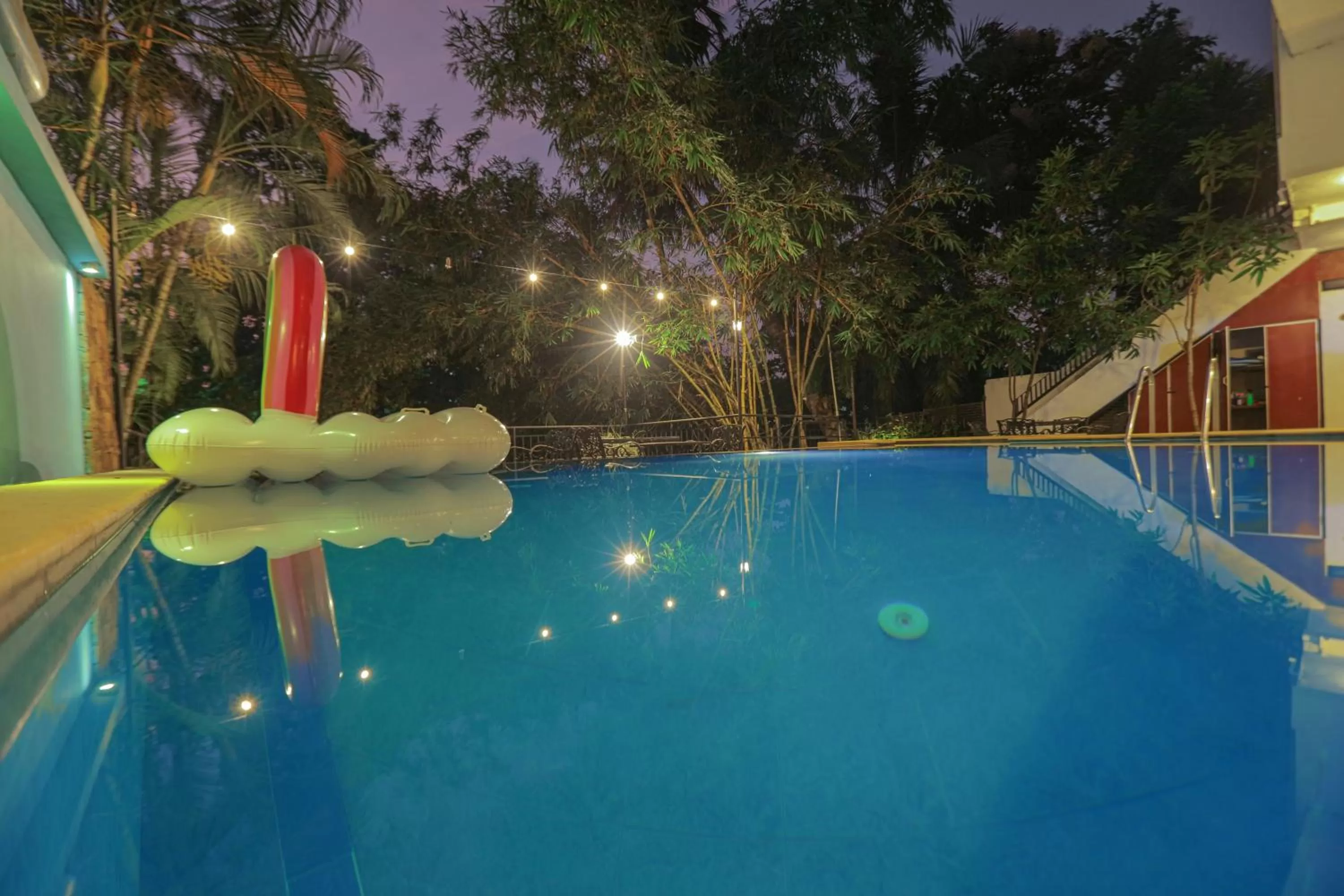 Swimming Pool in Summer Side