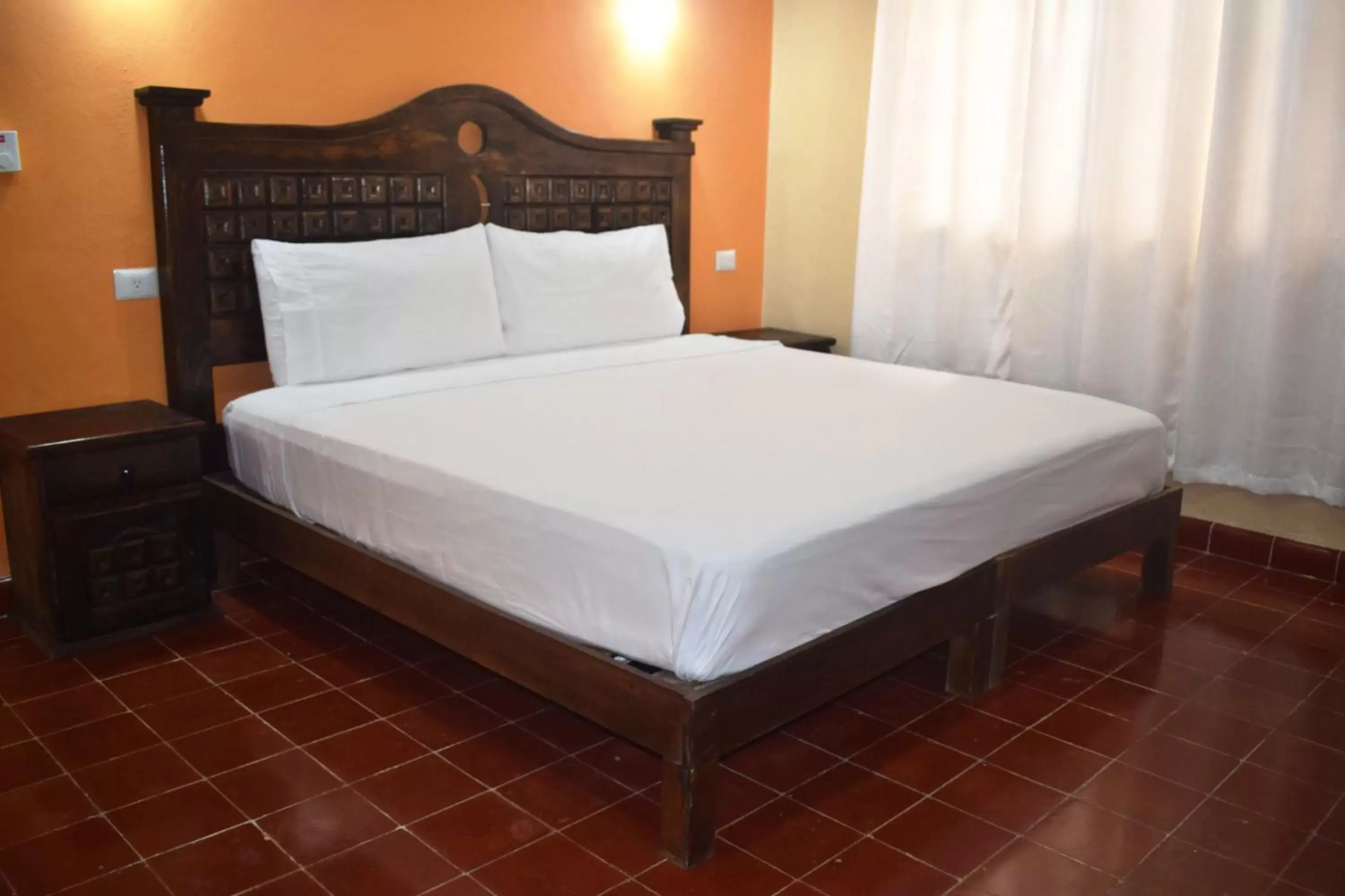 Bed in Hotel Casa Rico