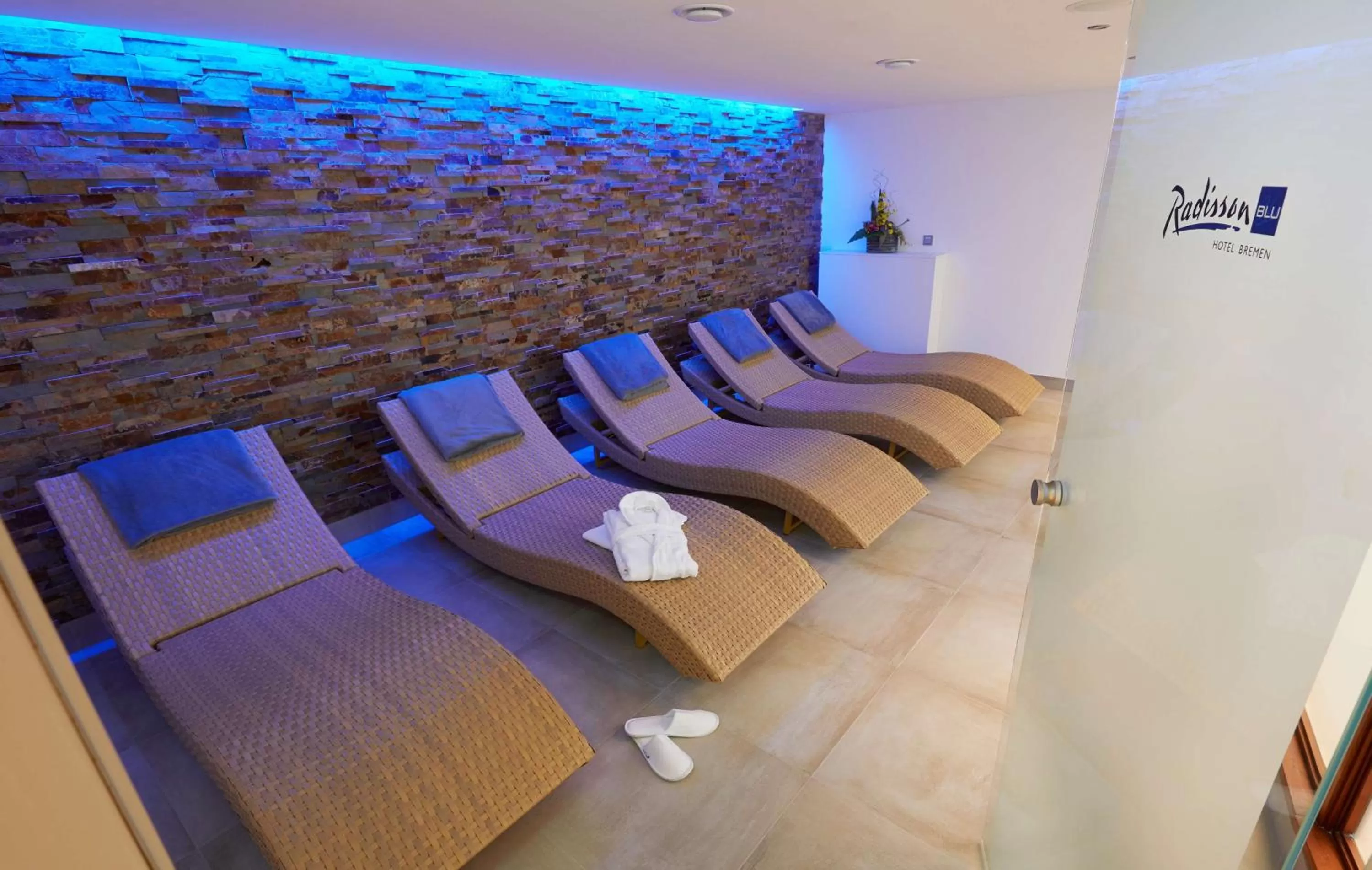 Sauna in Radisson Blu Hotel Bremen