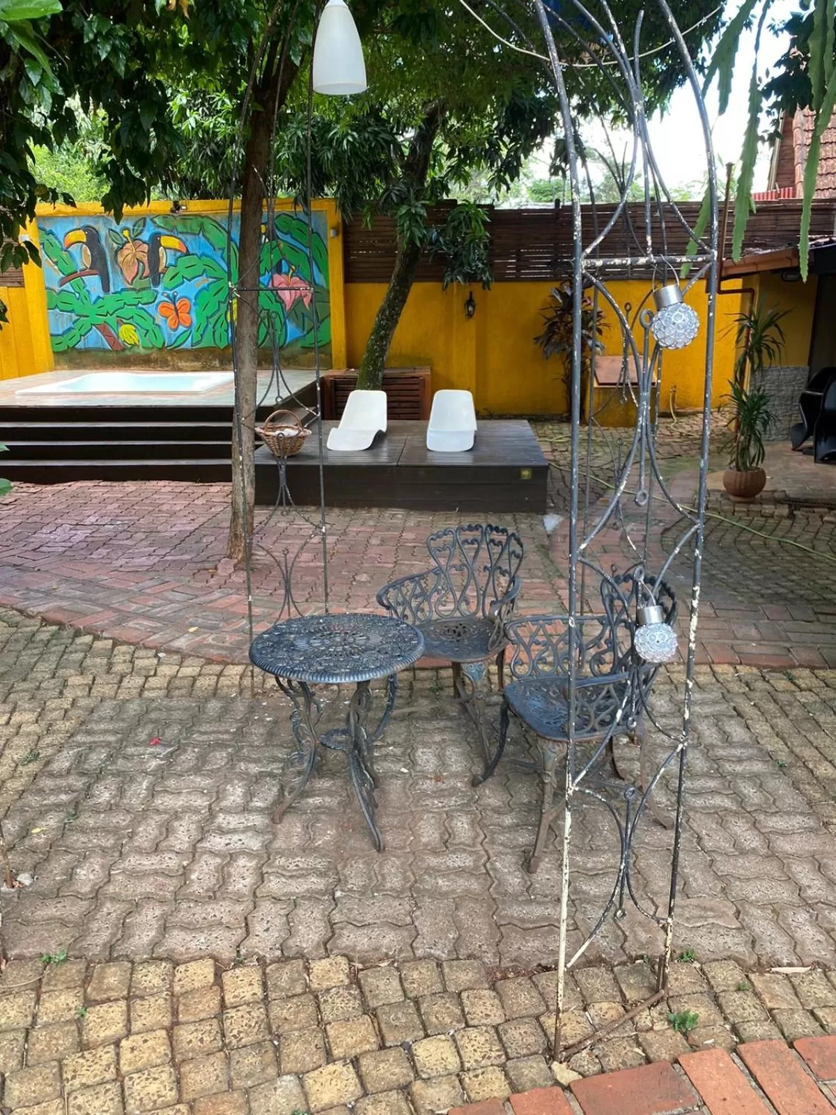 Patio in Boutique Hotel De La Fonte & Restaurant
