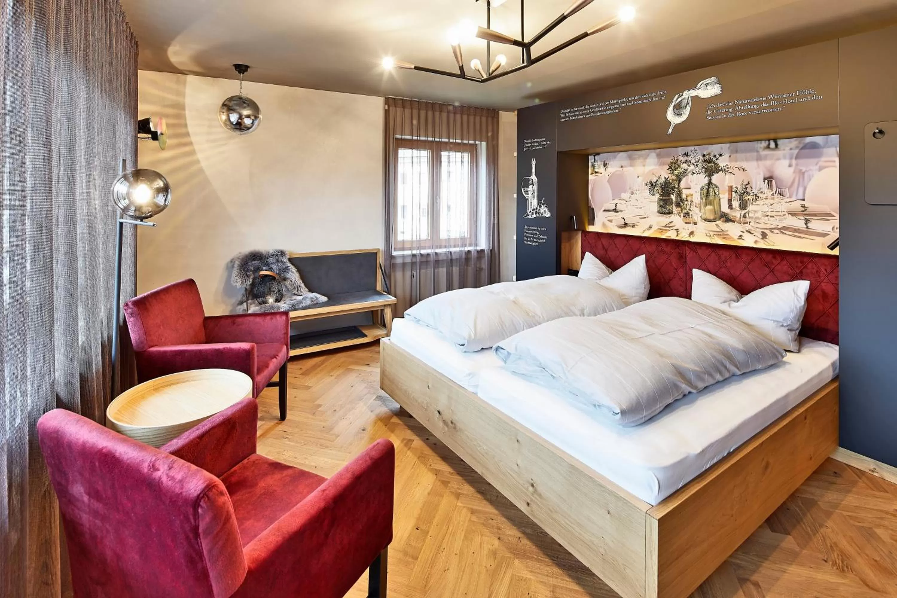 Photo of the whole room, Bed in Biohotel-Restaurant Rose