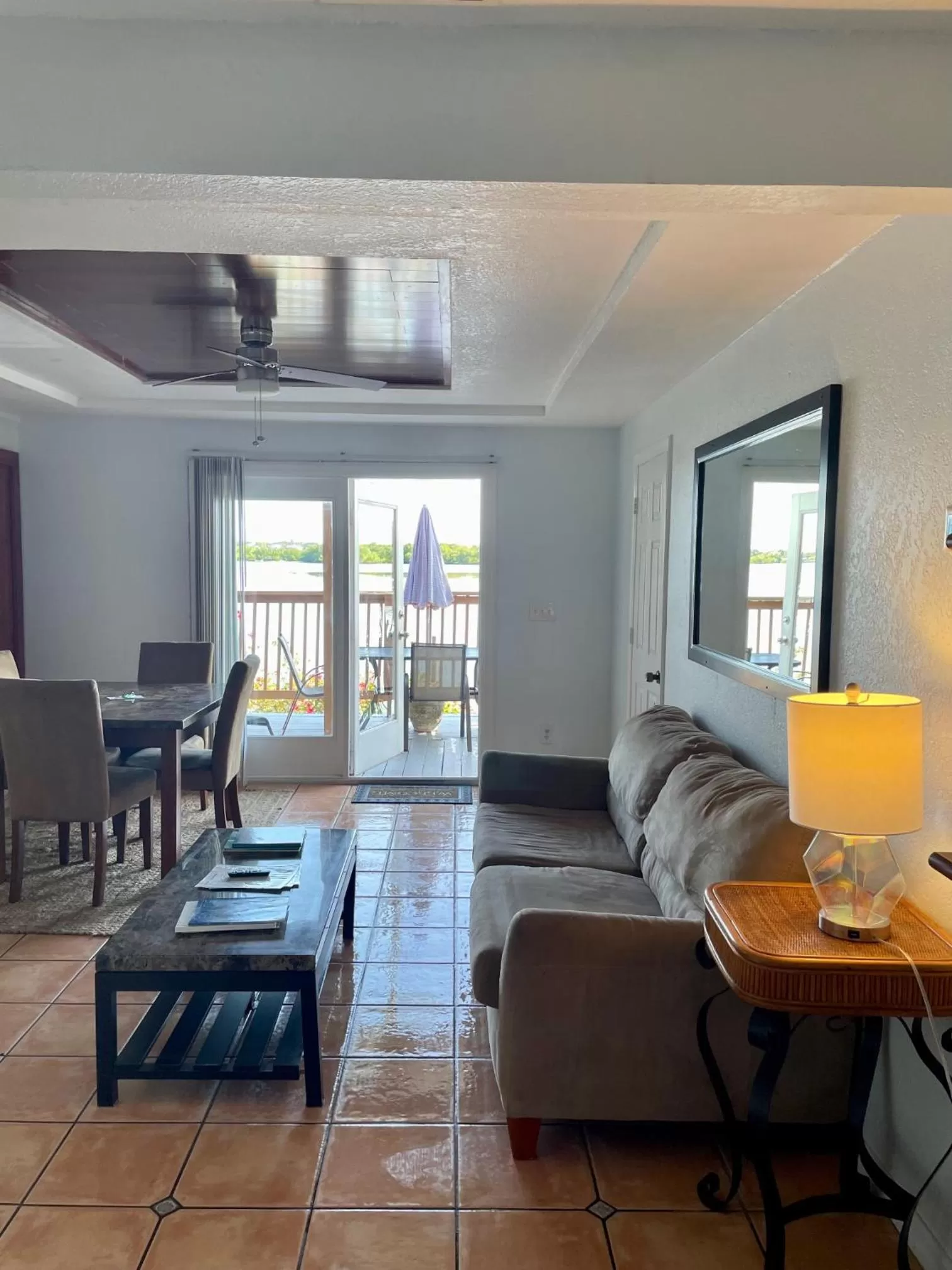 Living room in Turtle Beach Resort