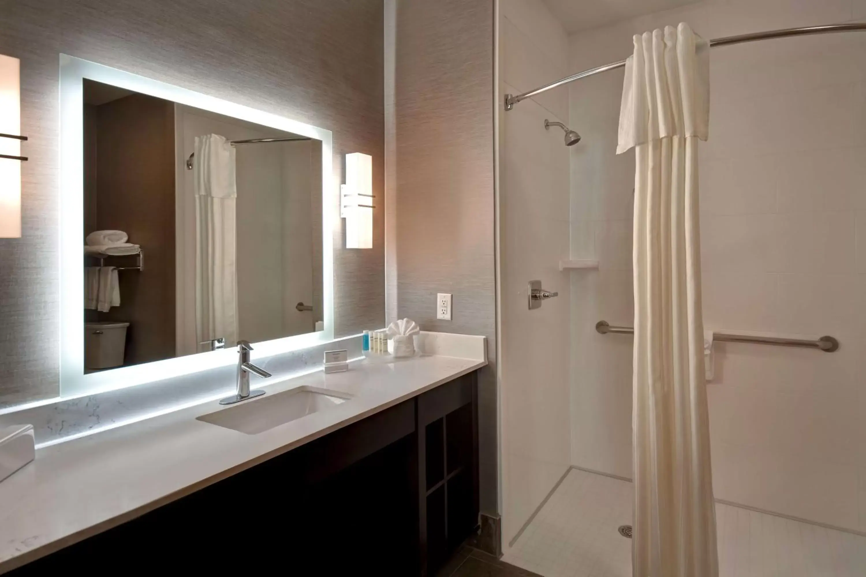 Bathroom in Homewood Suites By Hilton HOU Intercontinental Airport
