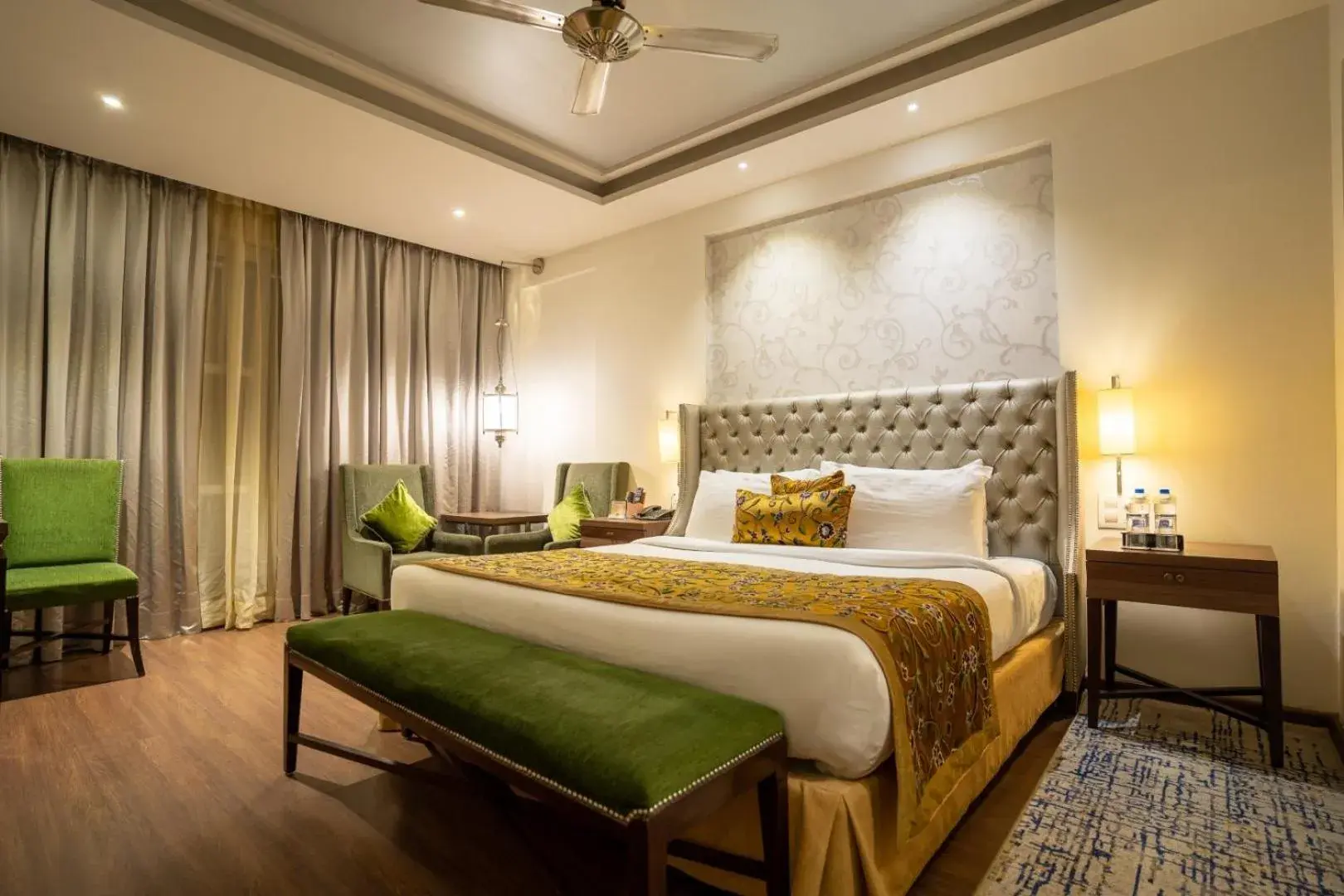 Bed in Indraprastha Spa Resort