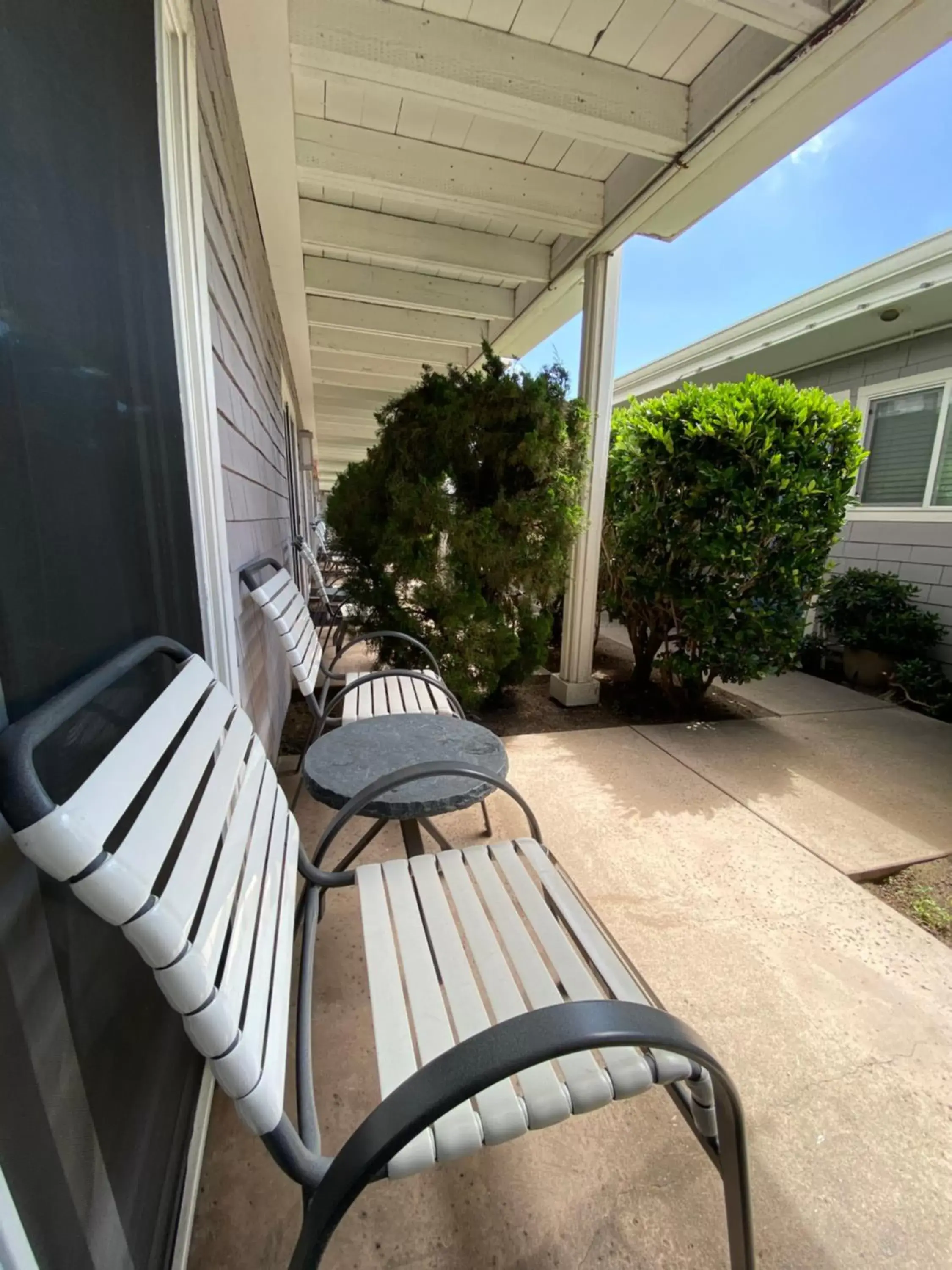 Patio in Monterey Bay Lodge