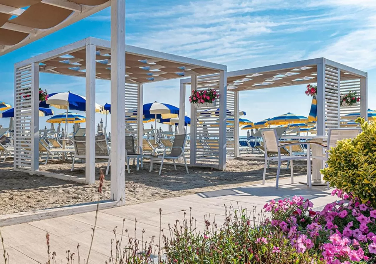 Beach in Hotel Adria