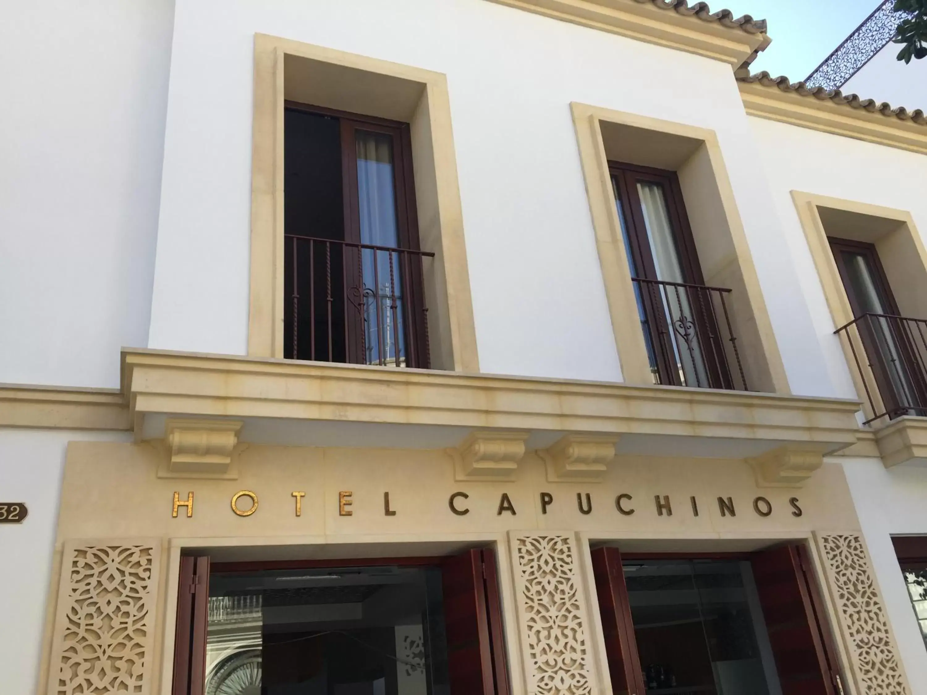 Facade/entrance, Balcony/Terrace in Soho Boutique Capuchinos & Spa