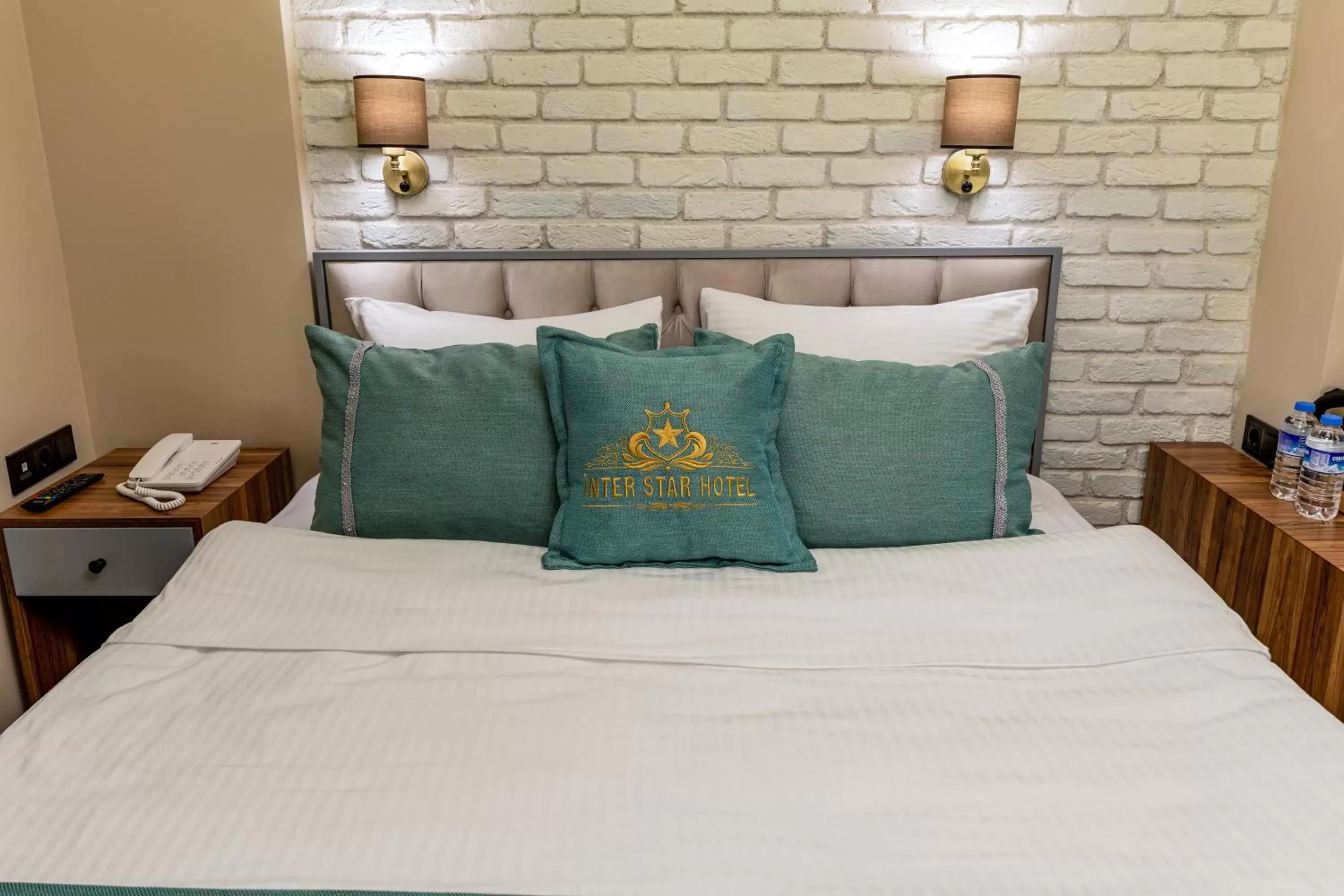 Decorative detail, Bed in Interstar Hotel - Sultanahmet Decorative detail, Bed in Interstar Hotel - Sultanahmet