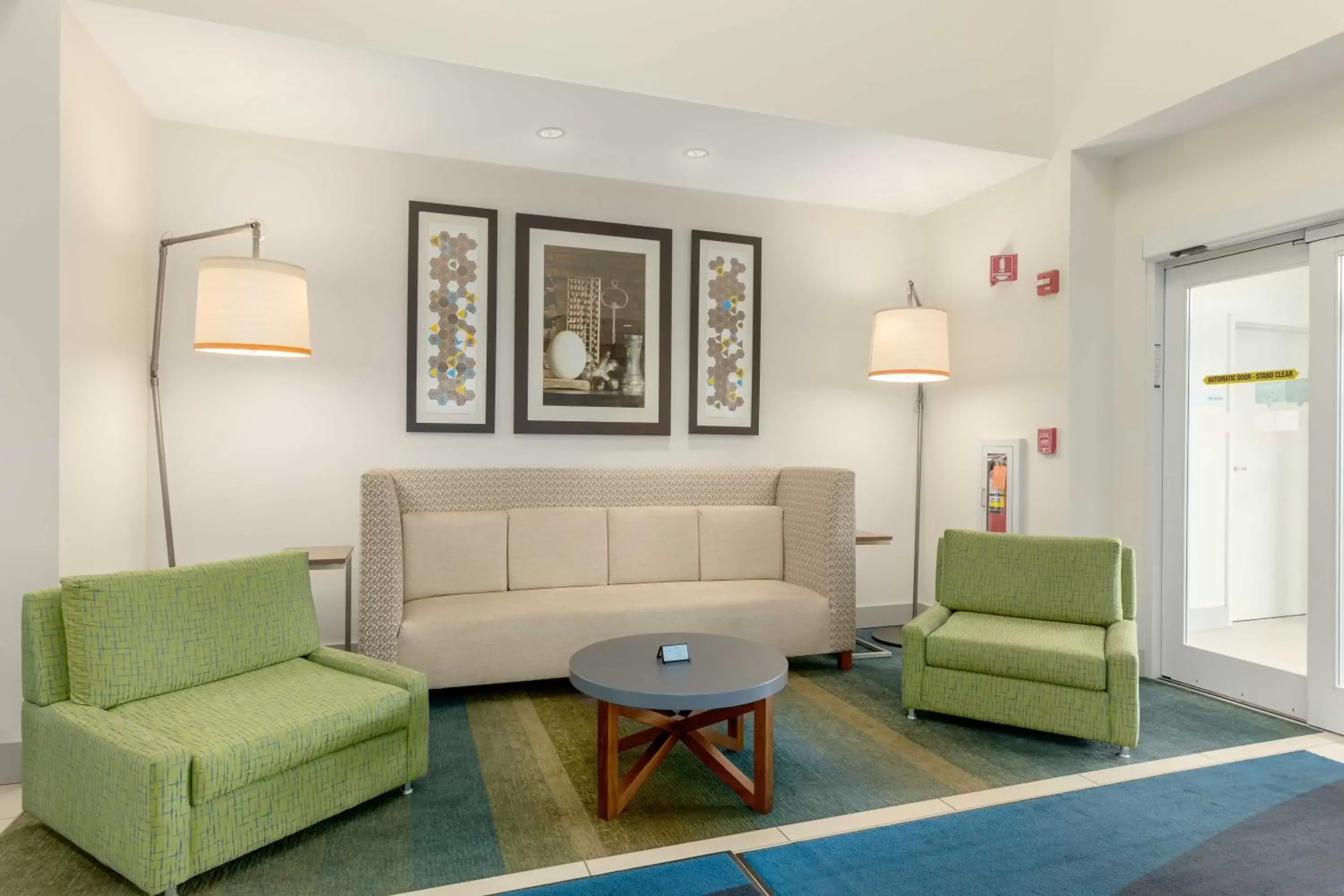 Property building, Seating Area in Holiday Inn Express Hotel & Suites Binghamton University-Vestal, an IHG Hotel