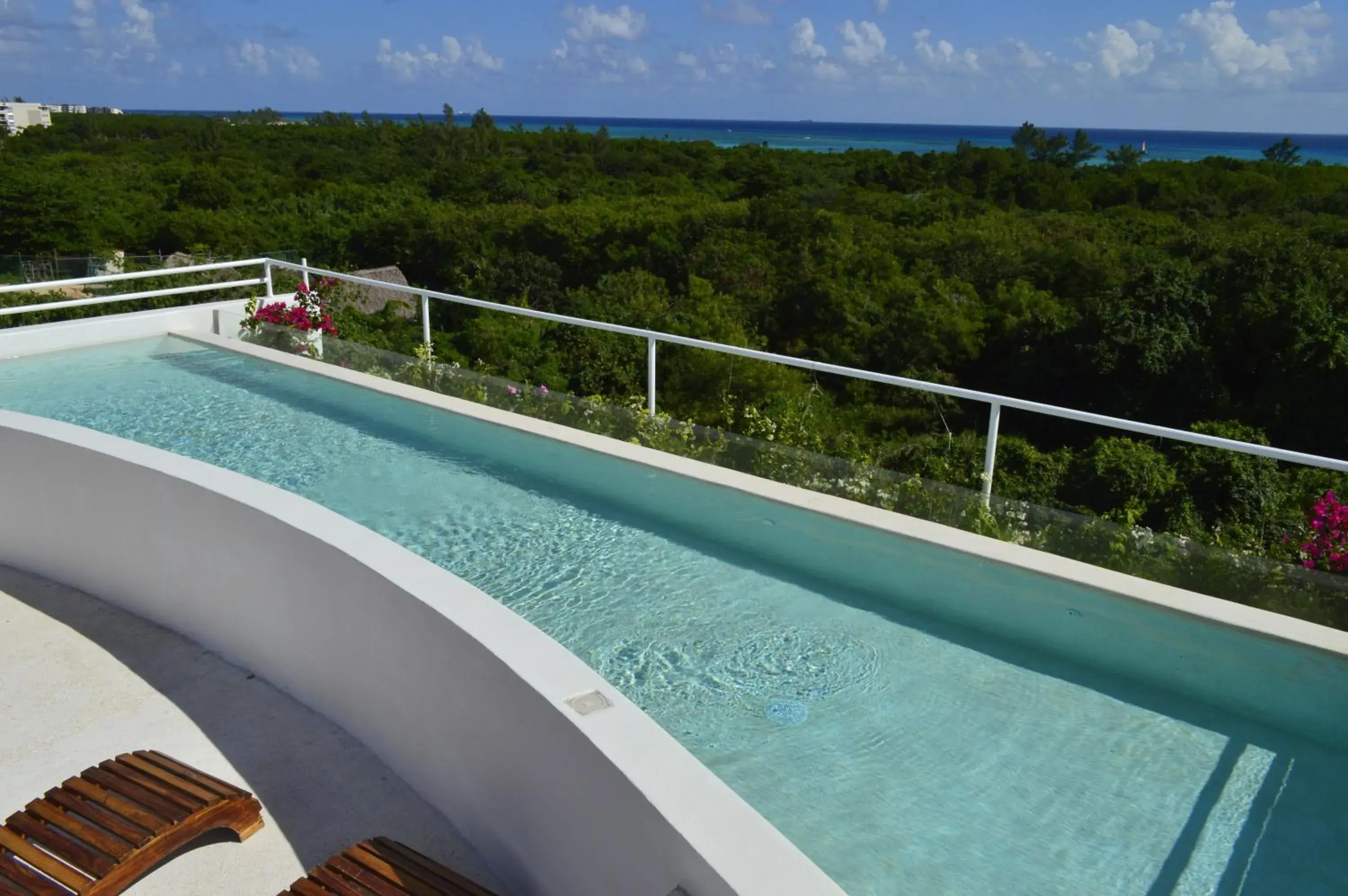 Pool view, Balcony/Terrace in Ocean Zen Suites on 5th Avenue - Adults Only