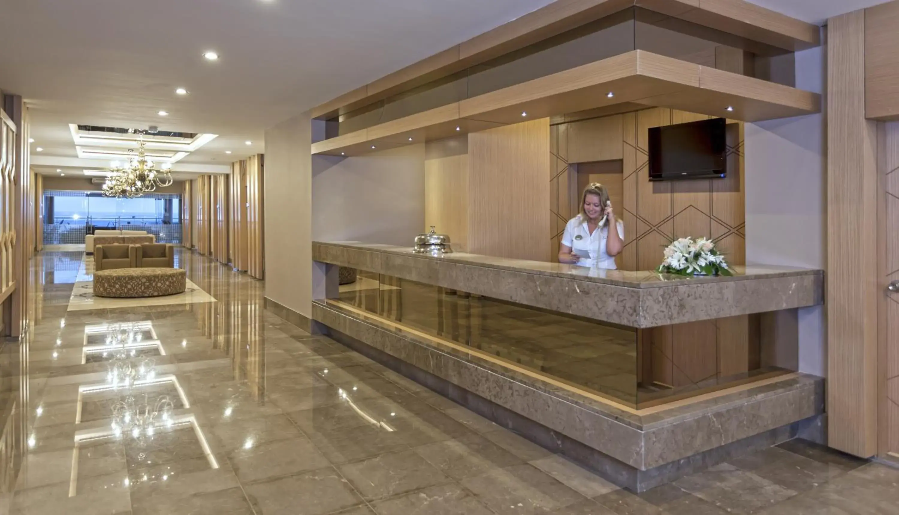 Lobby or reception in Xperia Saray Beach Hotel Lobby or reception in Xperia Saray Beach Hotel