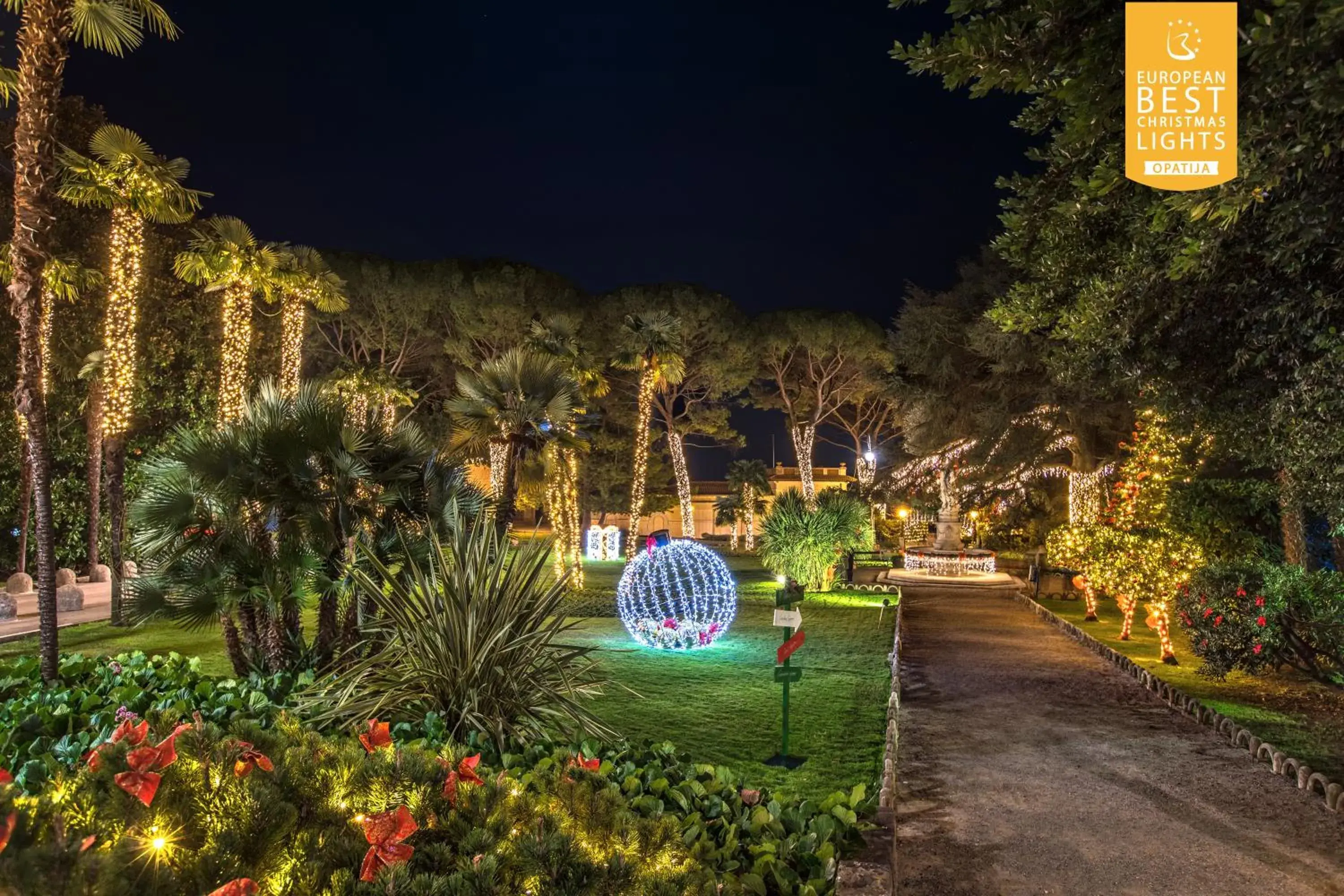 Winter, Garden in Hotel Istra - Liburnia