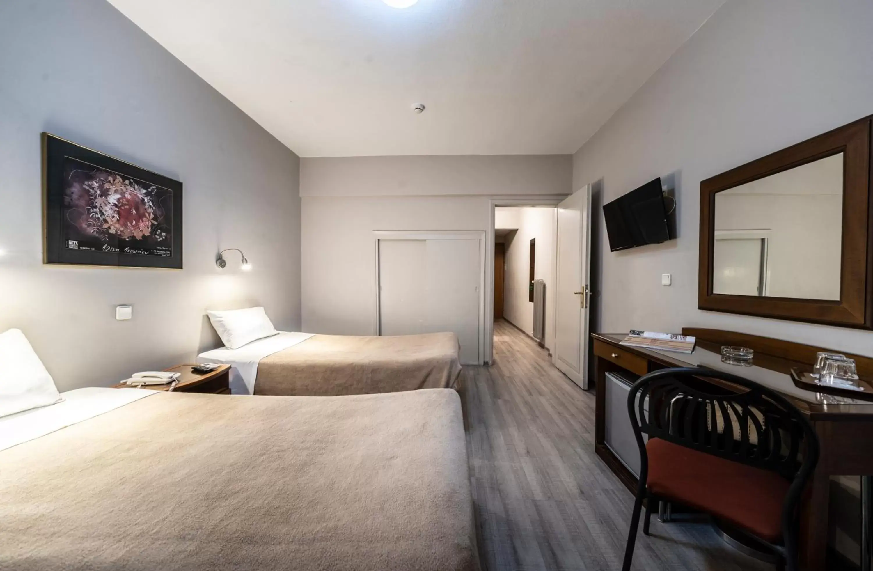 Bed in Vergina Hotel
