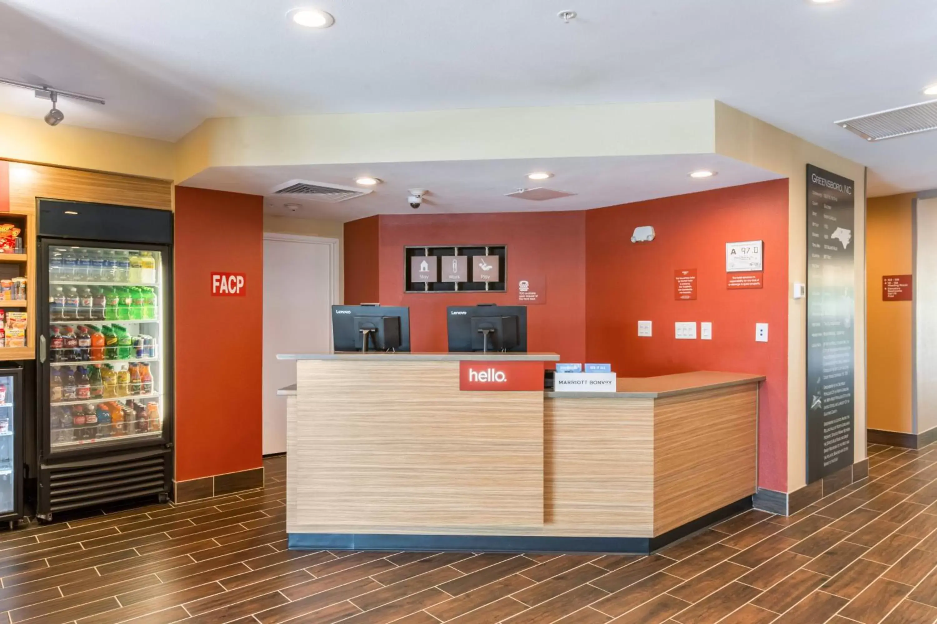 Lobby or reception, Lobby/Reception in TownePlace Suites by Marriott Greensboro Coliseum Area
