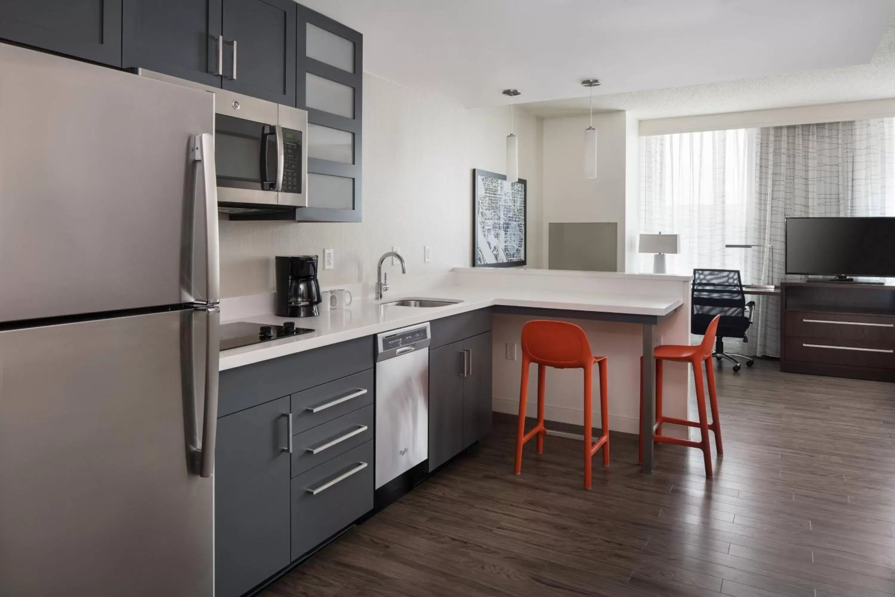 Kitchen or kitchenette, Kitchen/Kitchenette in Residence Inn Washington Capitol Hill/Navy Yard