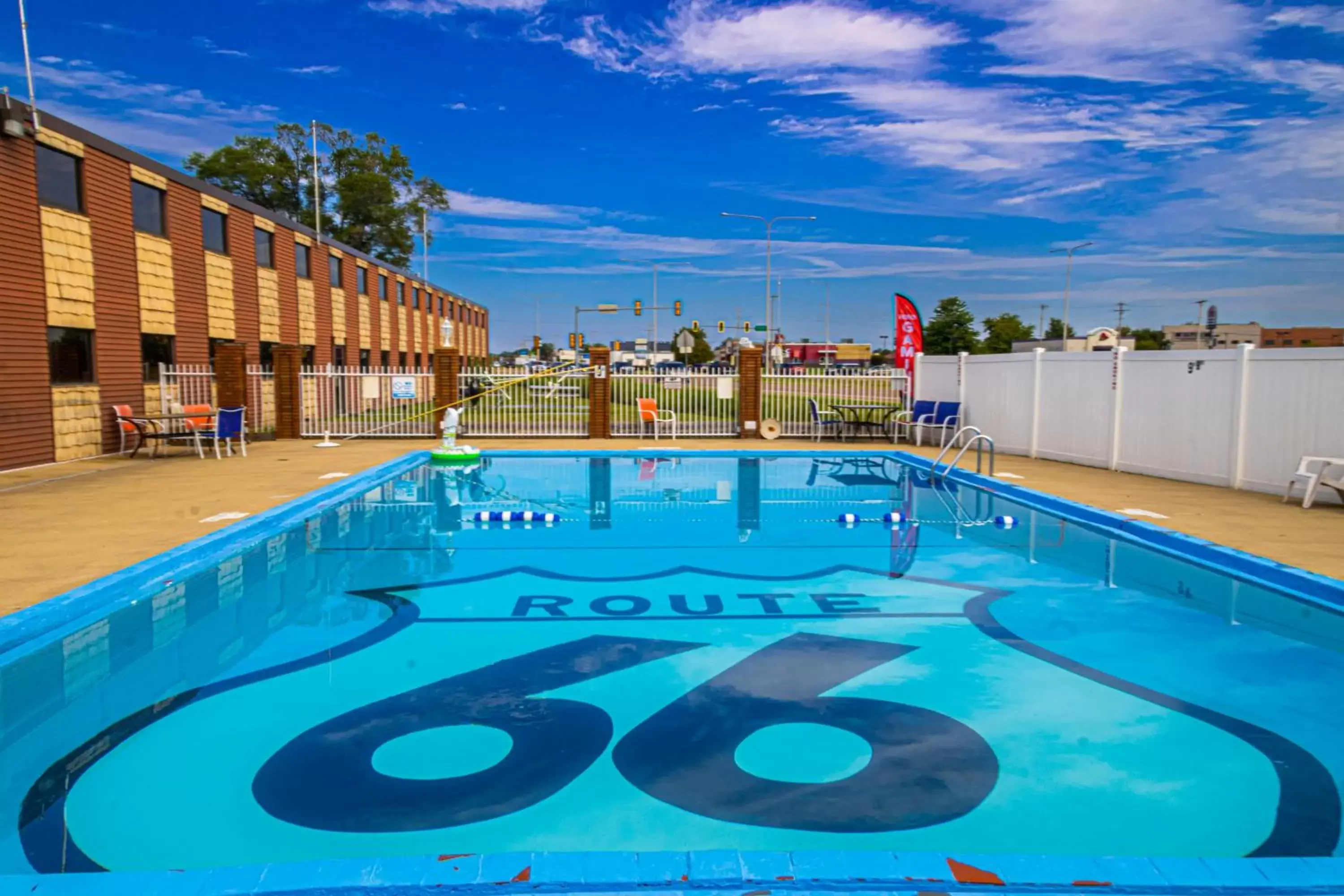 Swimming Pool in Route 66 Hotel, Springfield, Illinois