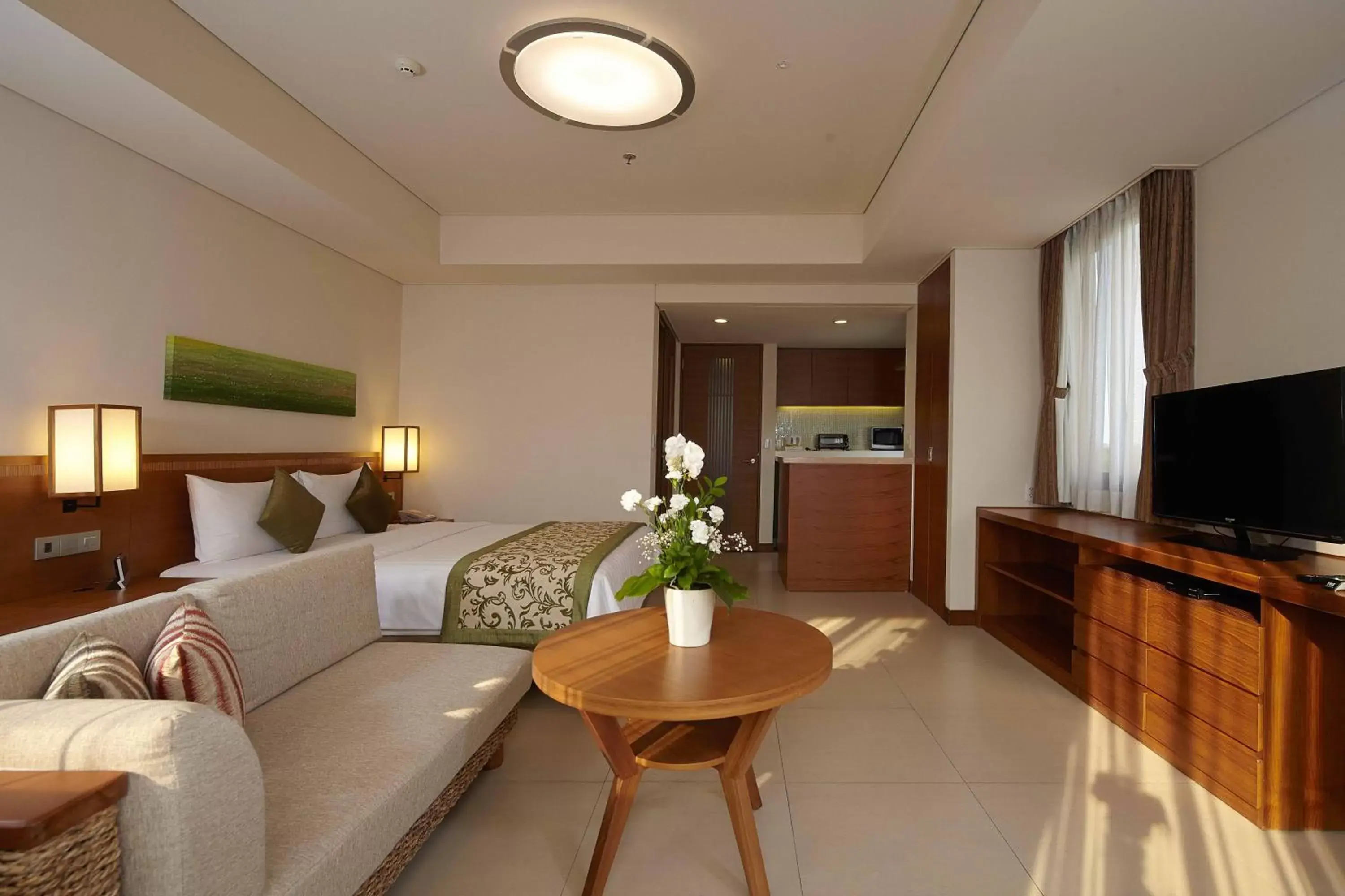 Photo of the whole room, Bed in Axia South Cikarang Service Apartment Photo of the whole room, Bed in Axia South Cikarang Service Apartment