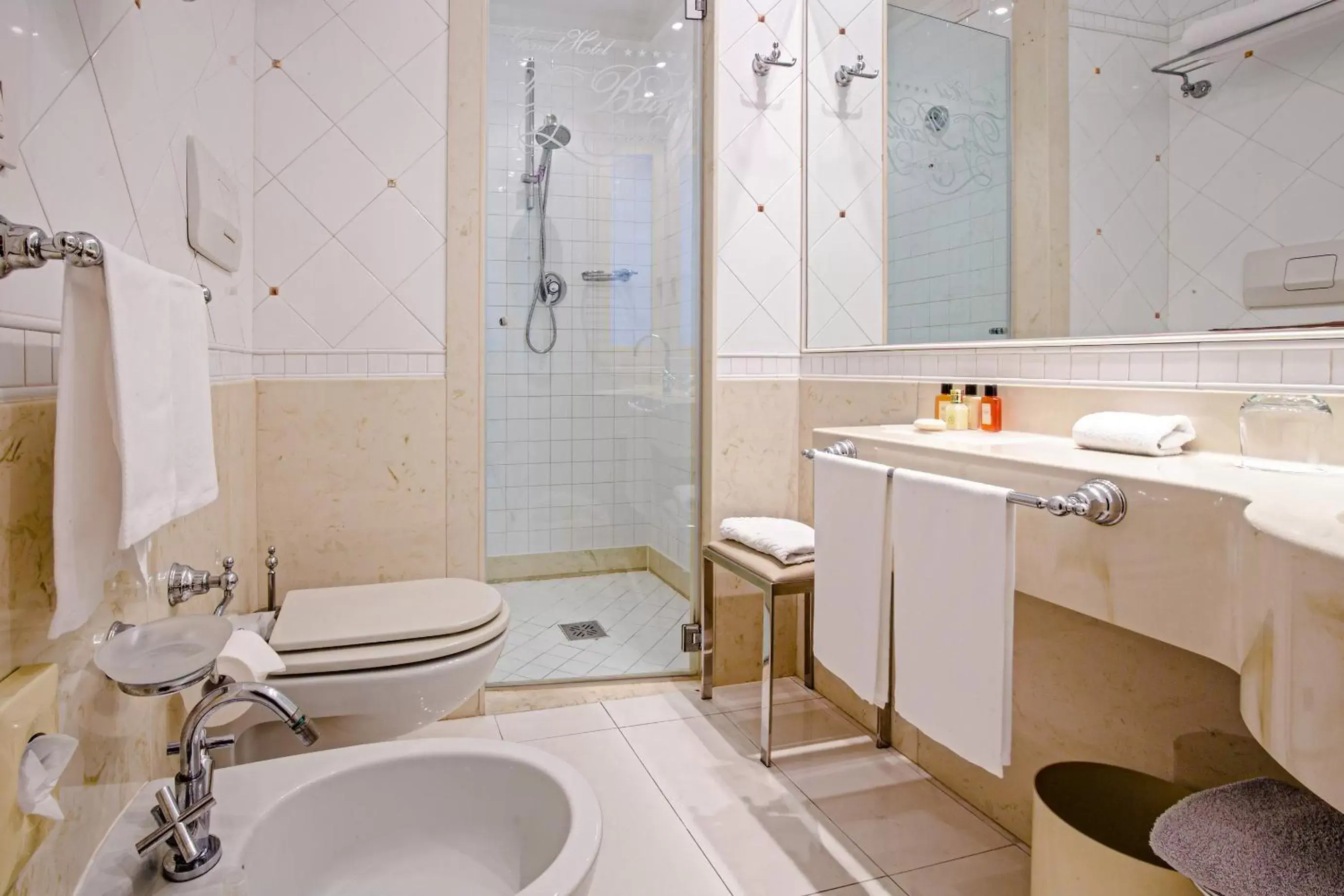 Shower, Bathroom in Grand Hotel Des Bains