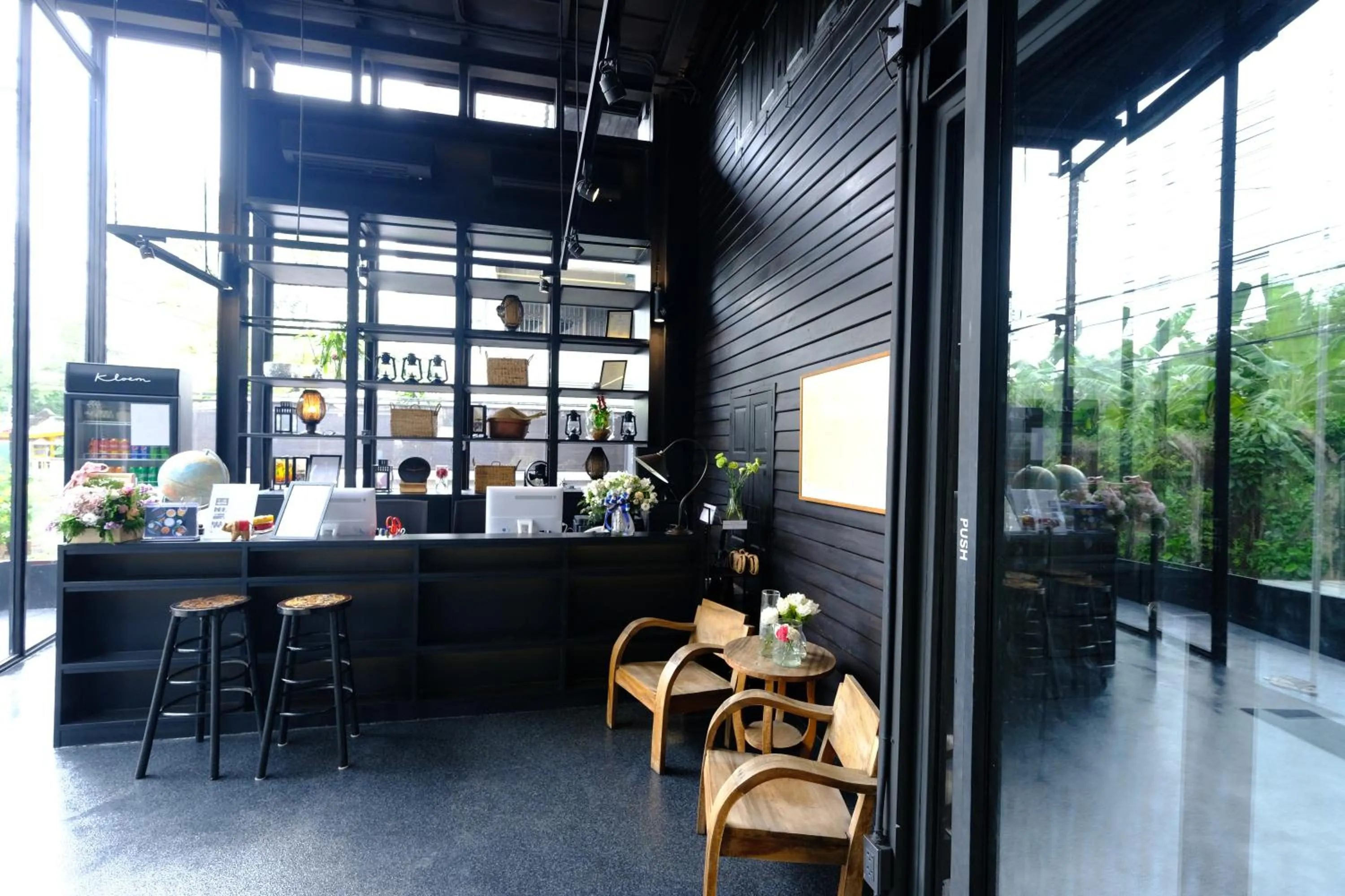 Lobby or reception in Kloem Hostel