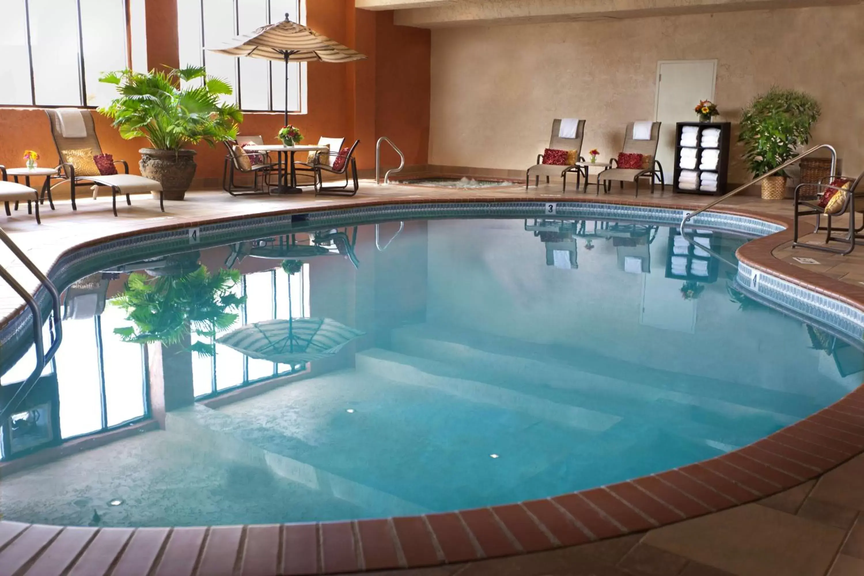 Pool view, Swimming Pool in Embassy Suites Lubbock